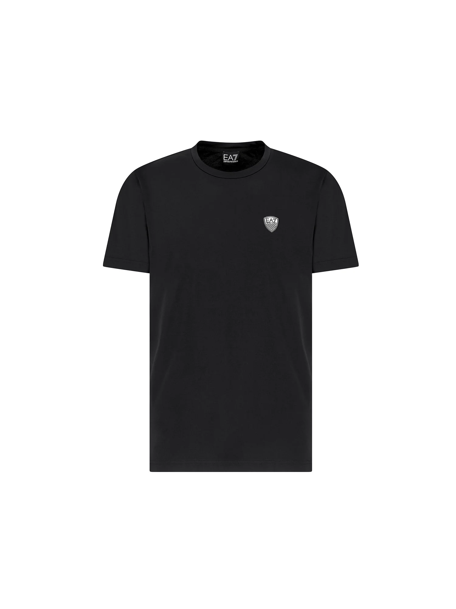 T-shirt placca logo sul petto nero - Image 60