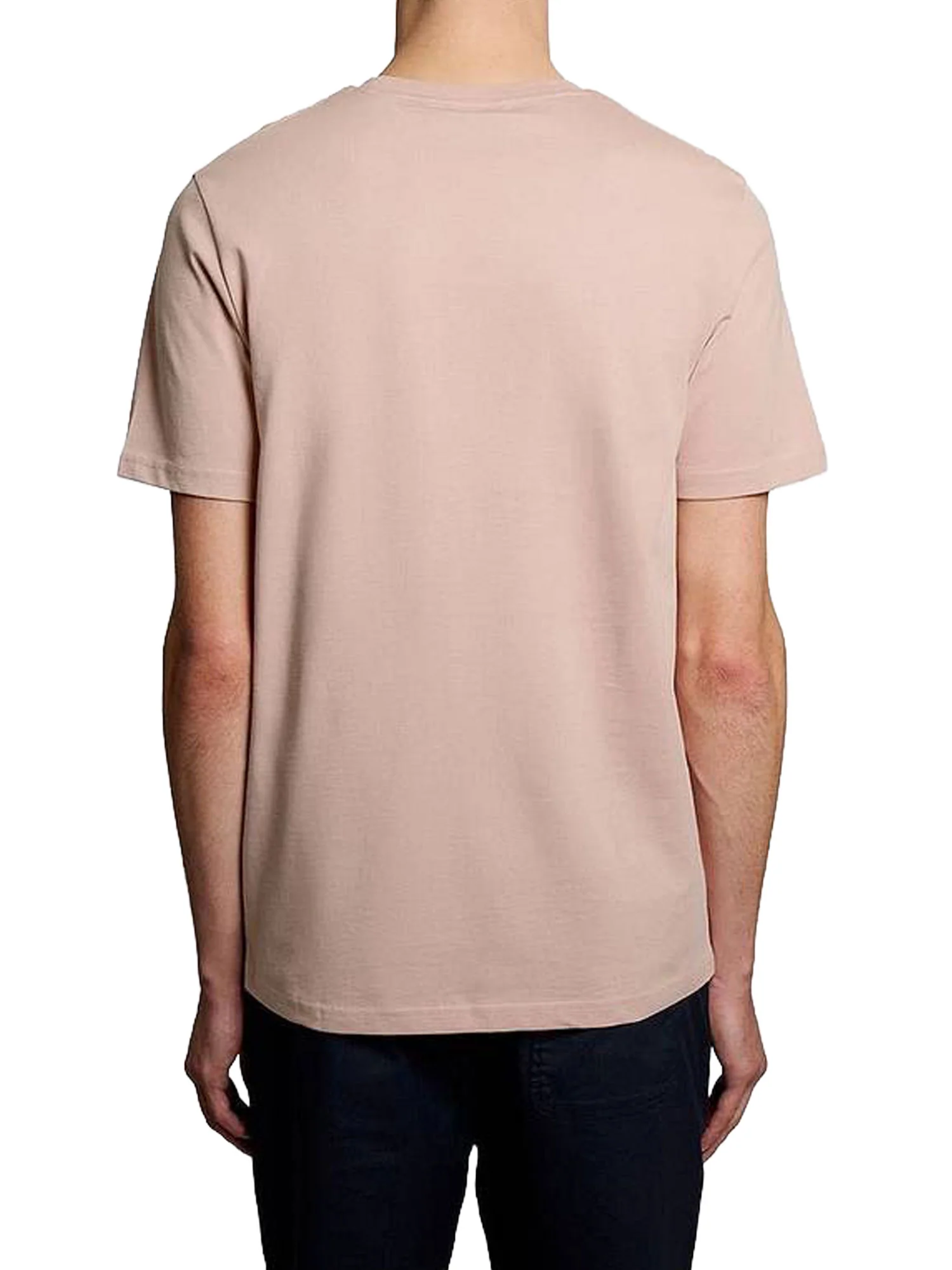 T-shirt manica corta plain jersey Lyle&Scott Uomo rosa - Image 2