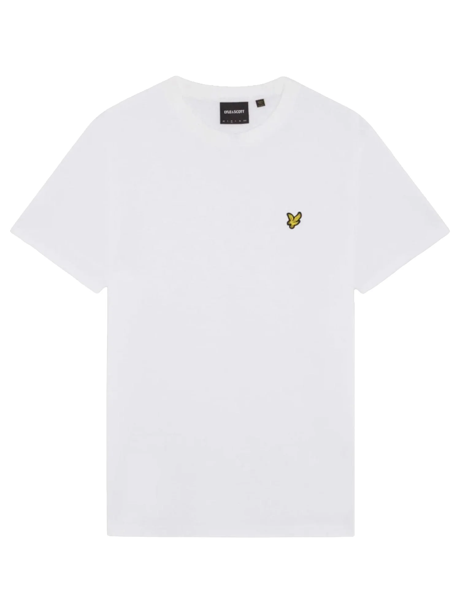 T-shirtmanica corta popcorn jacquard Lyle&Scott Uomo Bianco