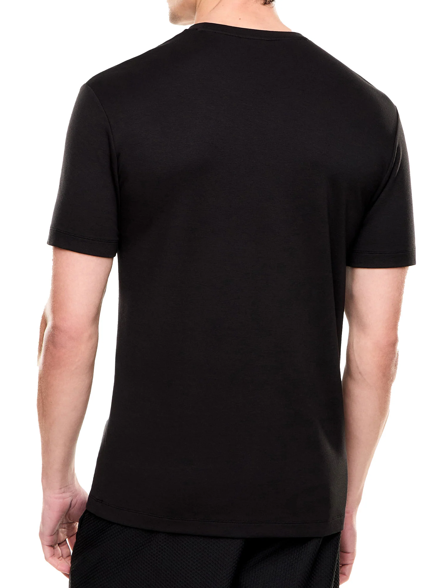 T-shirt EA7 uomo manica corta Premium Label nero - Image 2