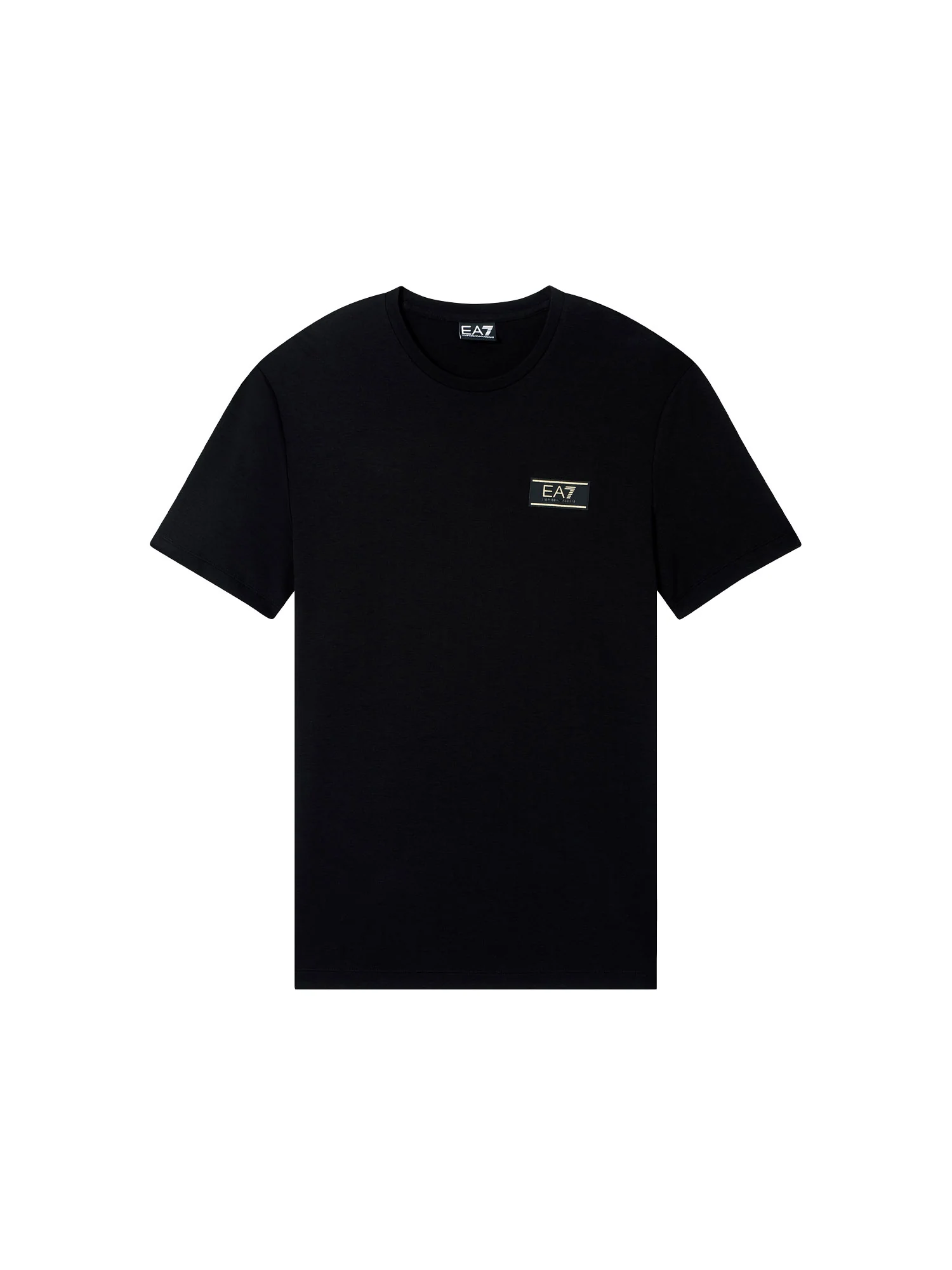 T-shirt EA7 uomo manica corta Premium Label nero - Image 3