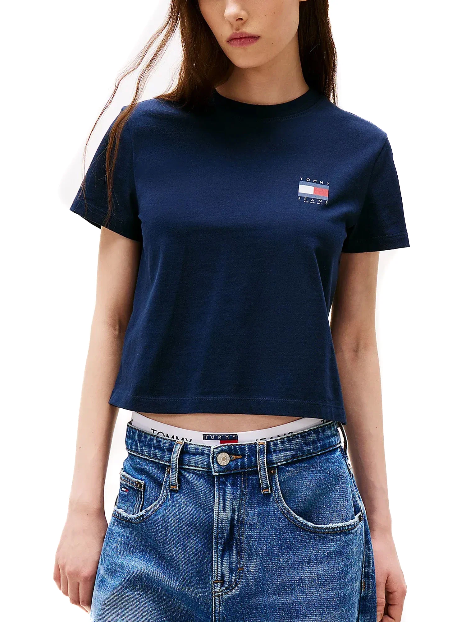 T-shirt maniche corte bandiera posteriore blu - Image 15