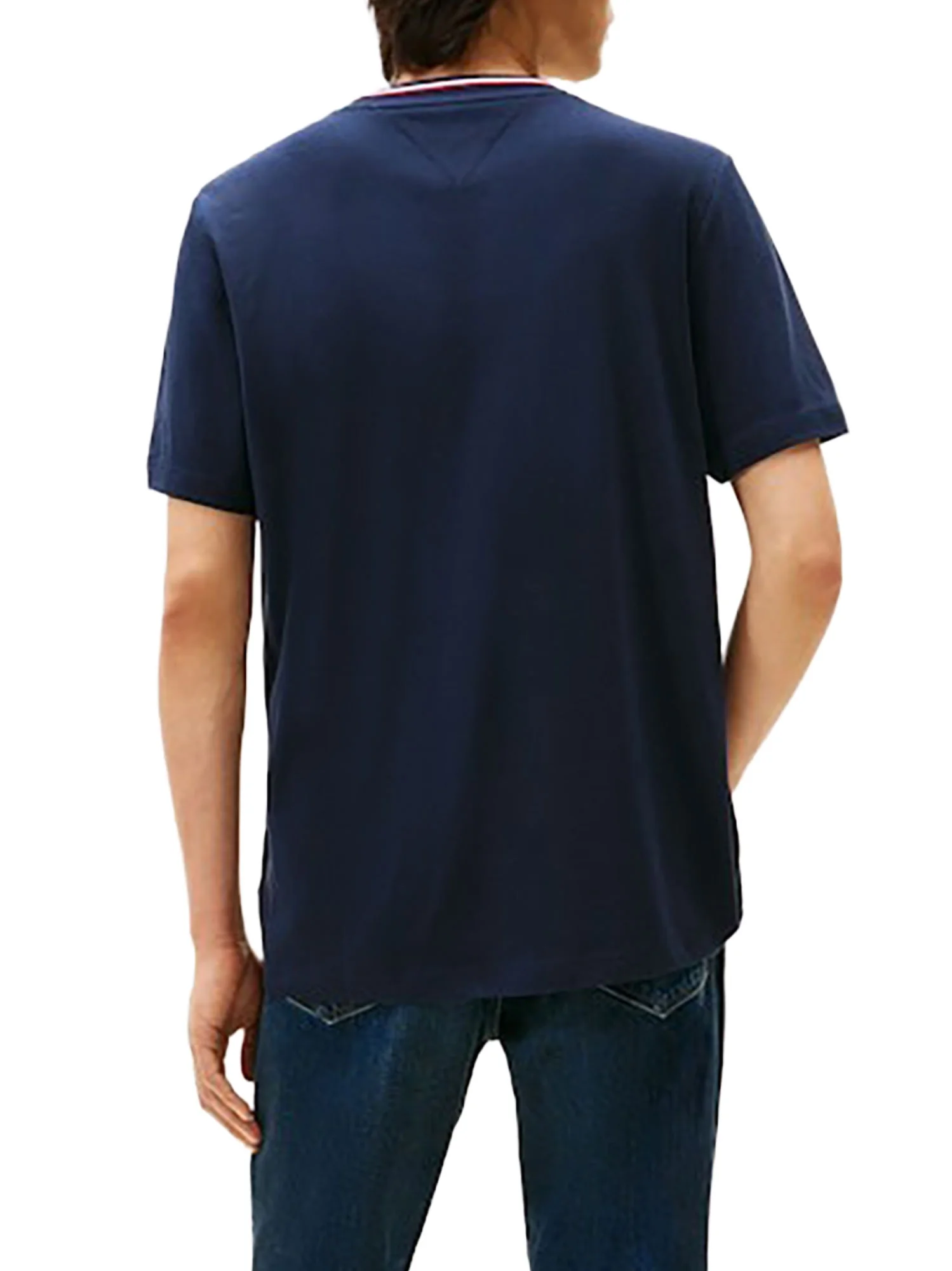 T-shirt con maniche corte Tommy Hilfiger modello rwb pocket blu - Image 2