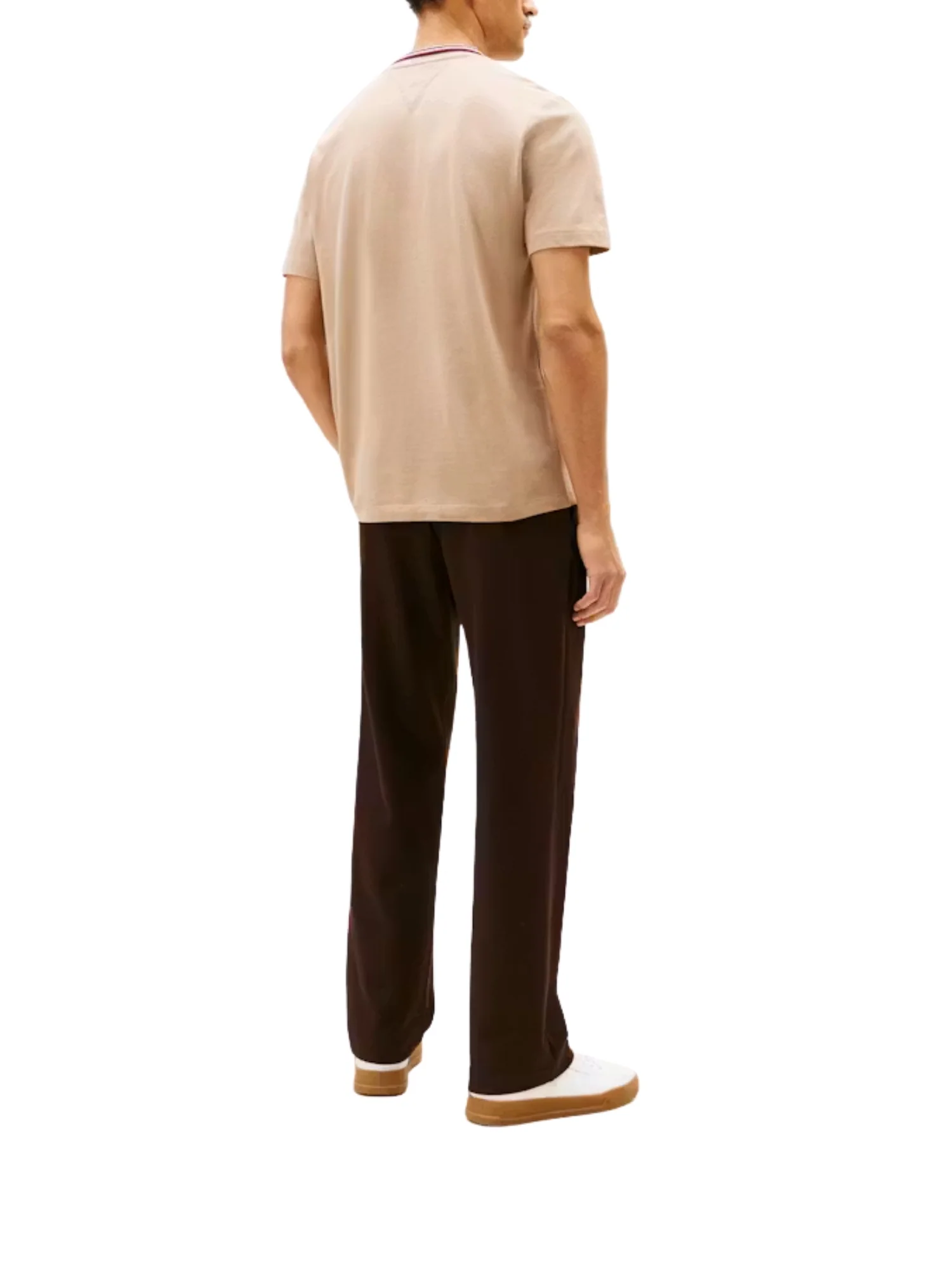 T-shirt con maniche corte Tommy Hilfiger modello rwb pocket taupe - Image 2