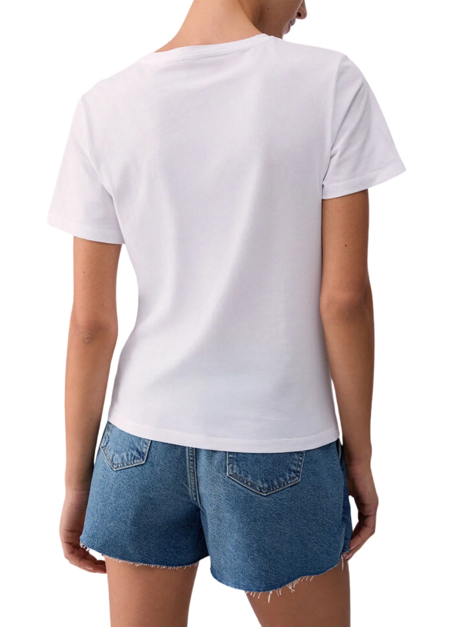 T-shirt Liu Jo donna manica corta modello Seahorse bianco/argento - Image 2