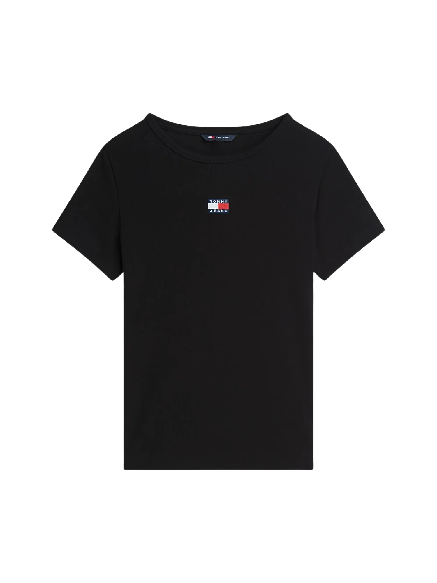 T-shirt con maniche corte modello mc slim badge nero - Image 4