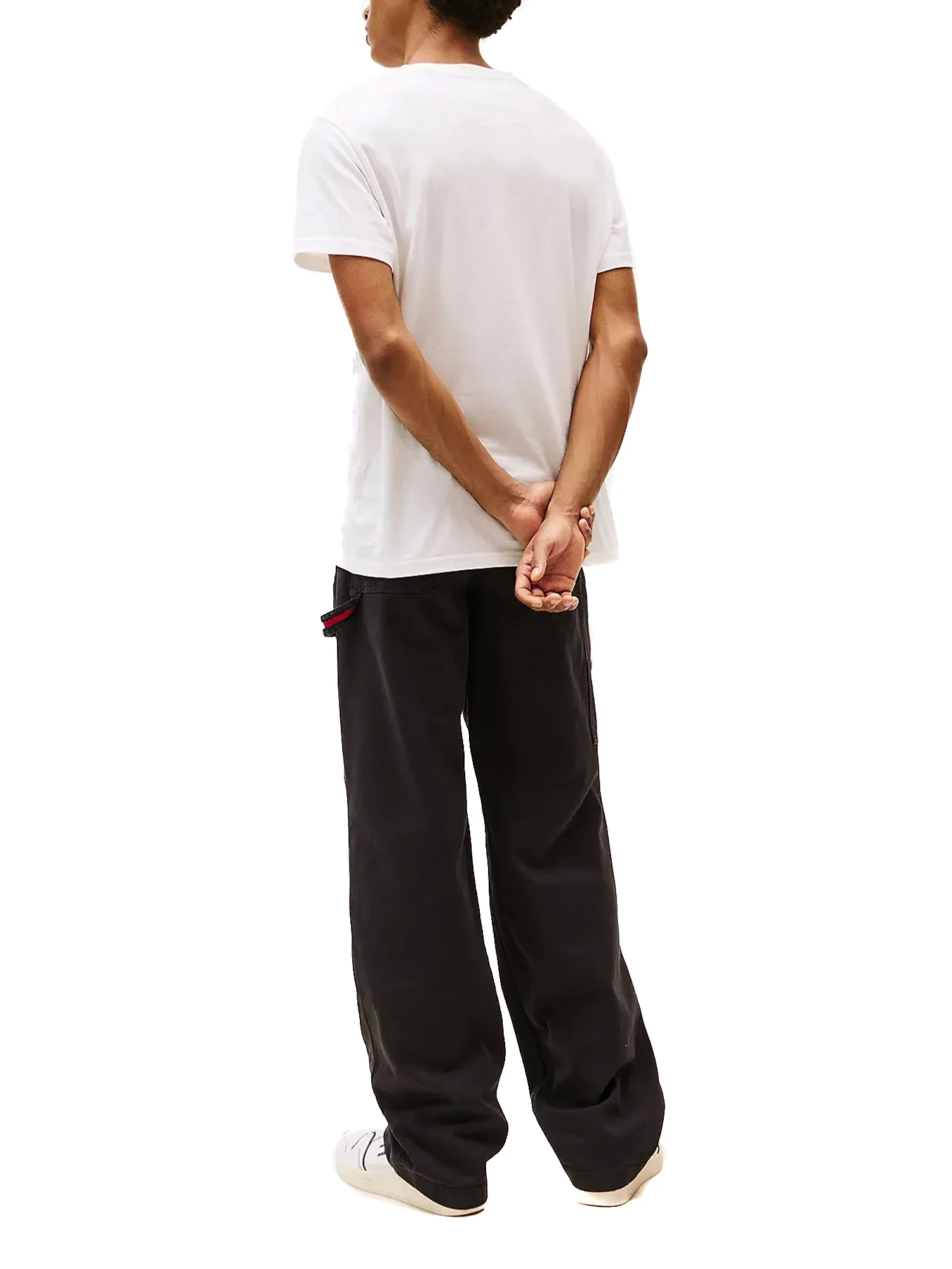 T-shirt maniche corte con logo lettering ecrù - Image 12