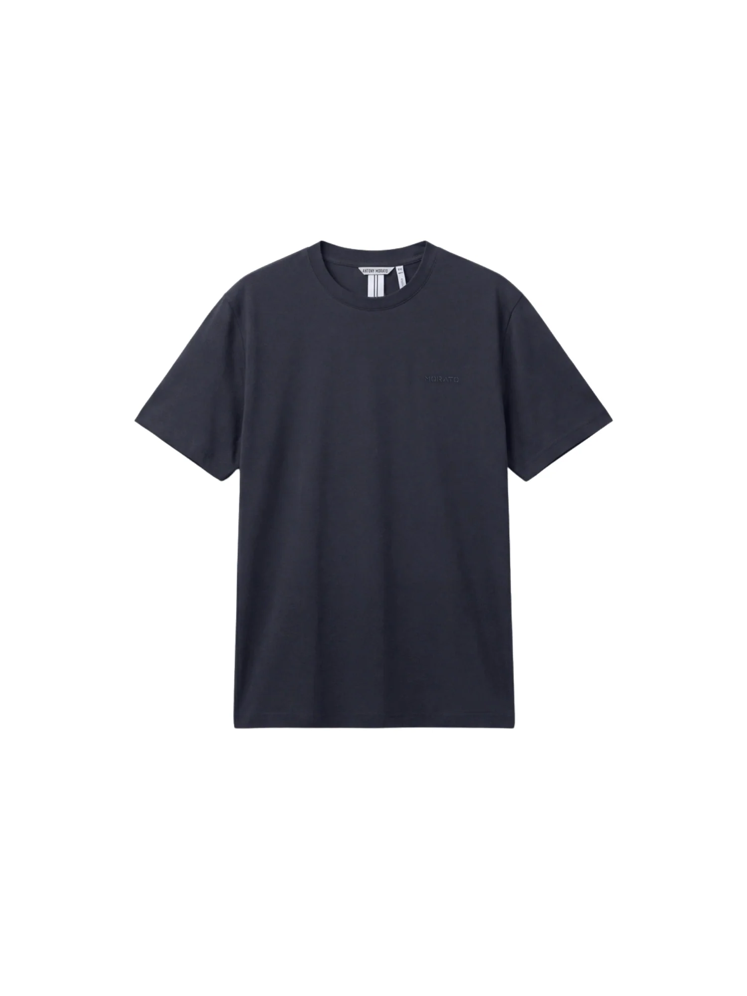 T-shirt con maniche corte modello slim neuter fabric blu - Image 4