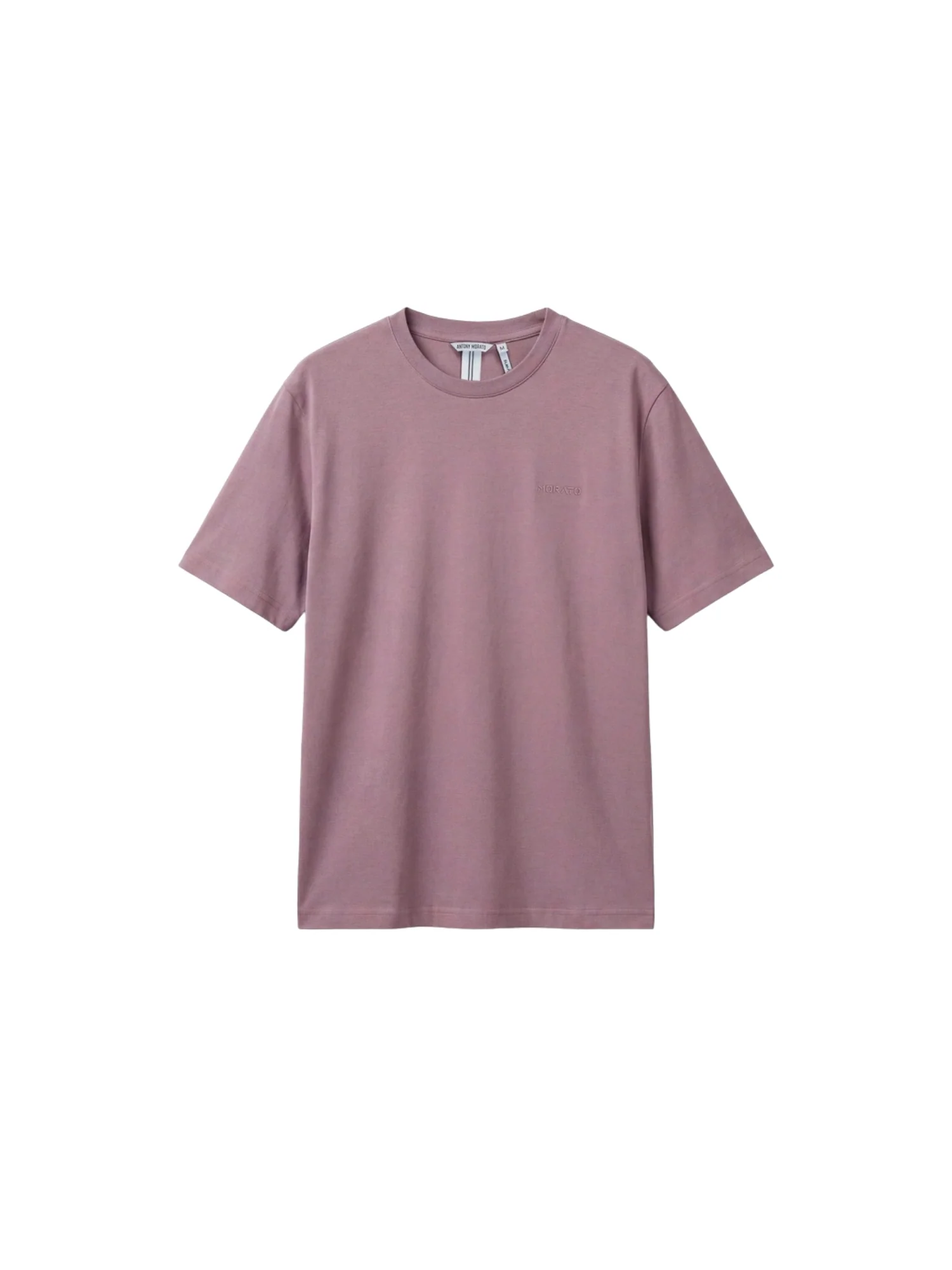 T-shirt con maniche corte modello slim neuter fabric cipria - Image 3