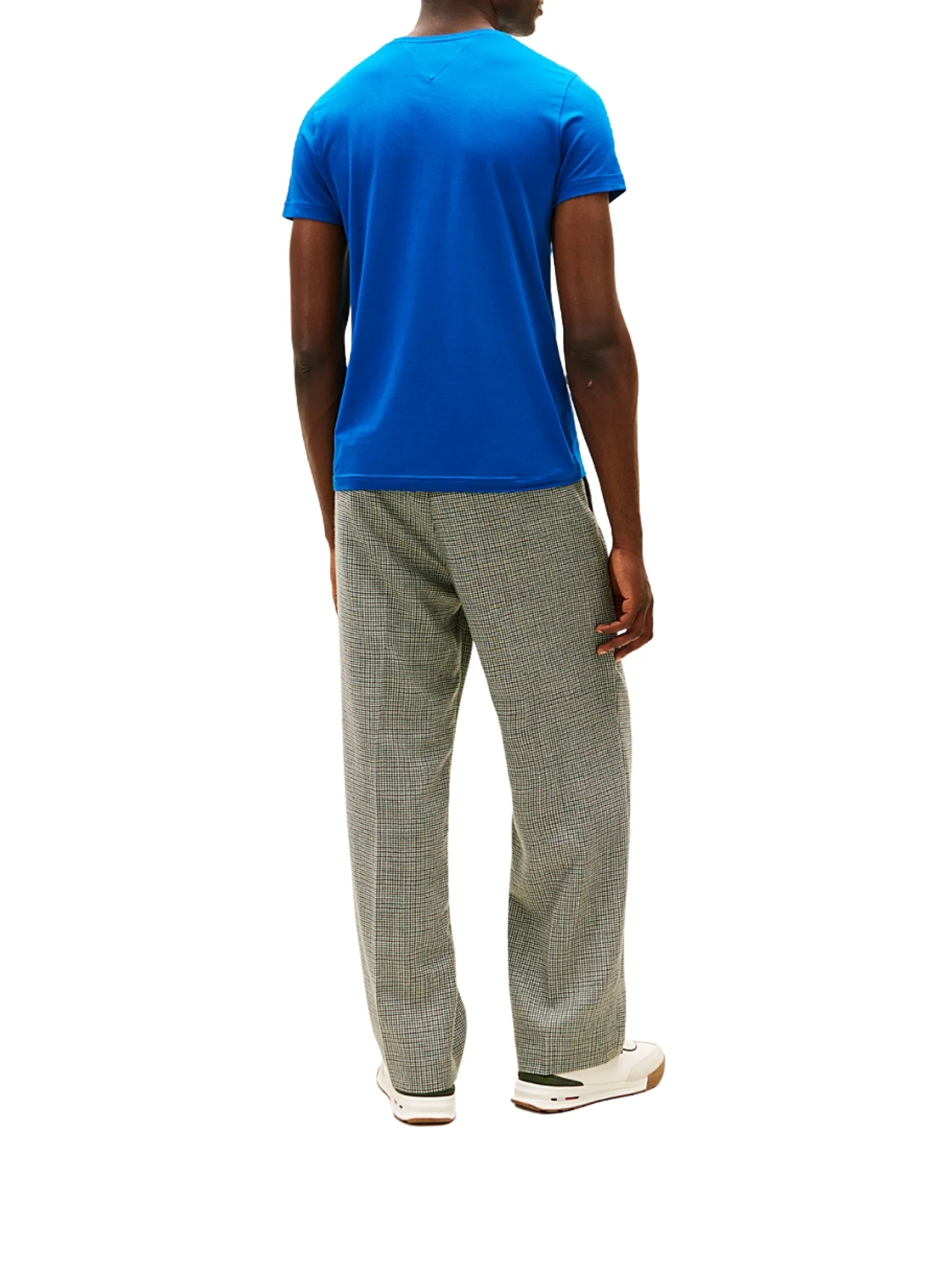 T-shirt con maniche corte Tommy Hilfiger modello slim stretch bluette - Image 2