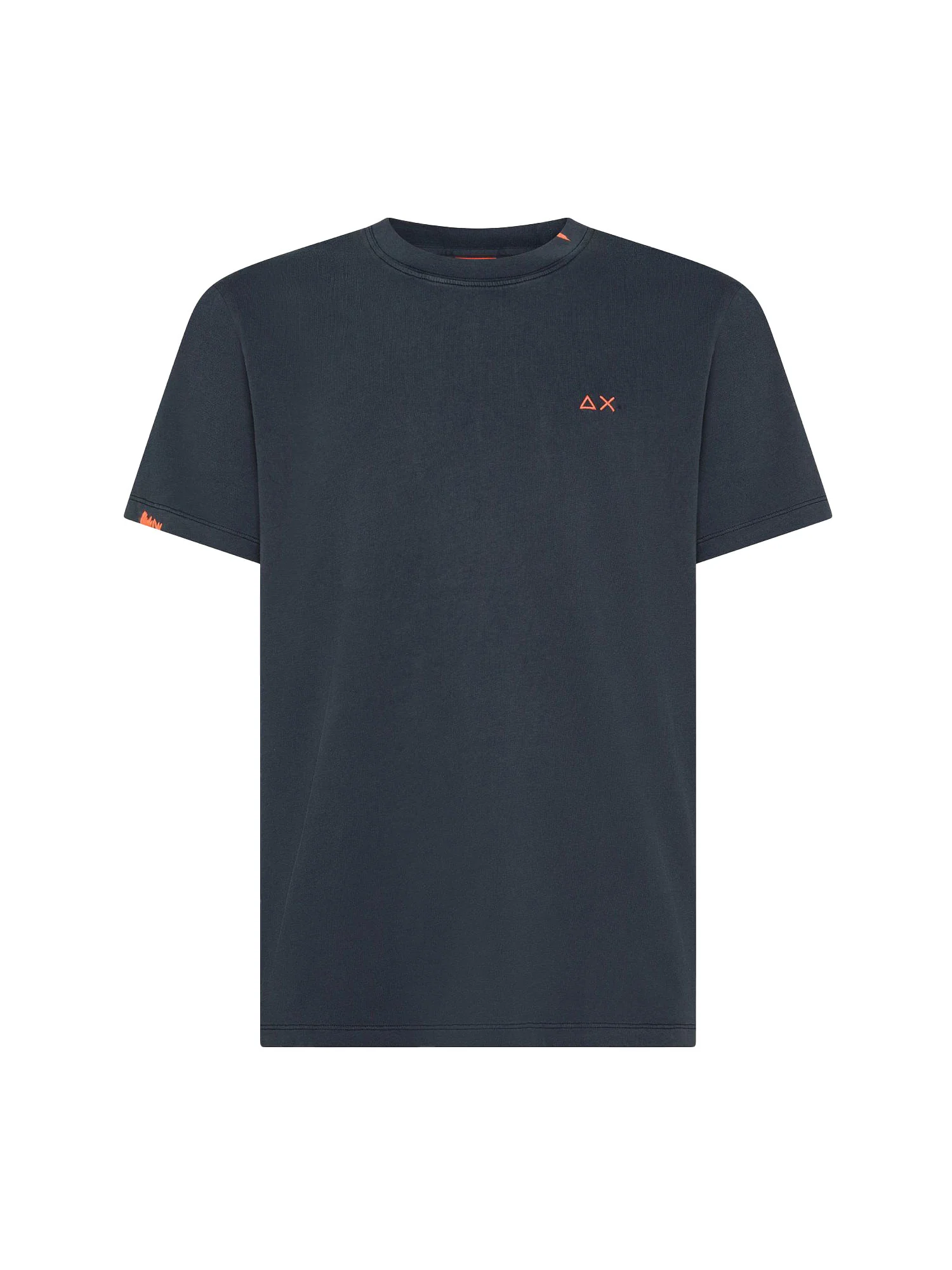 T-shirt Sun 68 uomo manica corta Special Dyed Beach blu