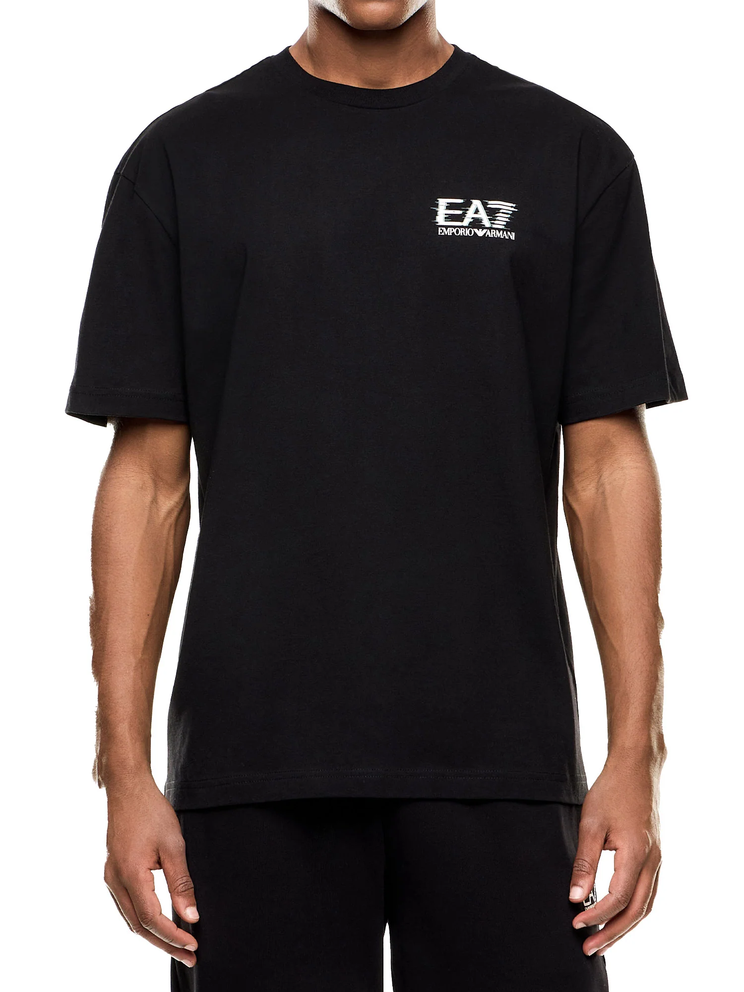 T-shirt EA7 uomo manica corta special logo nero