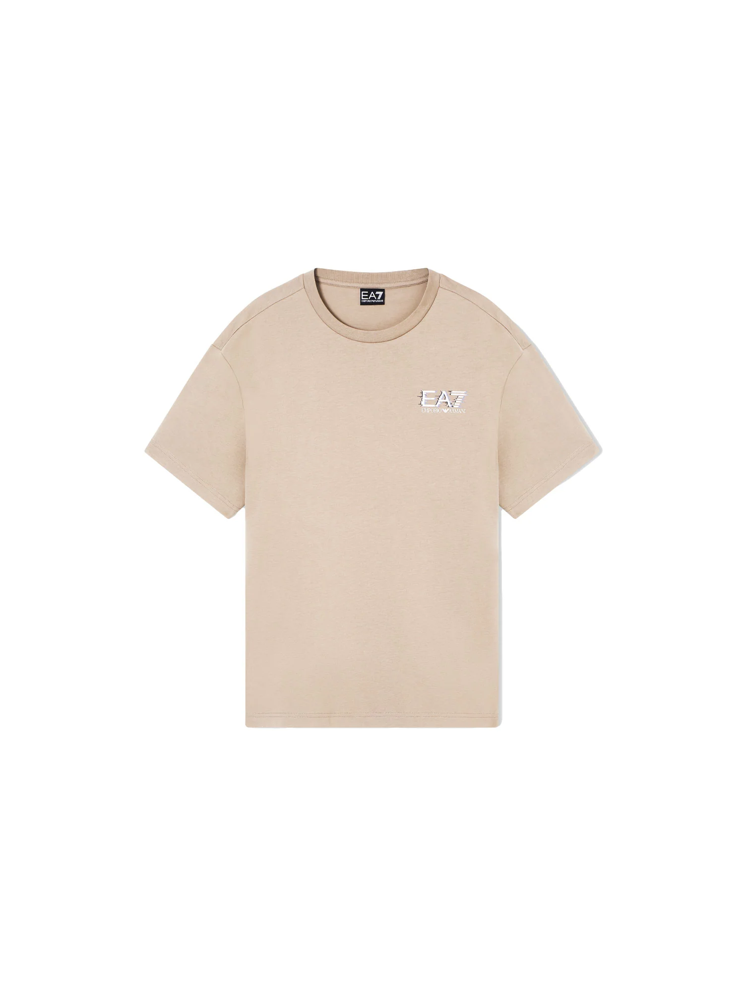 T-shirt EA7 uomo manica corta special logo sabbia - Image 4