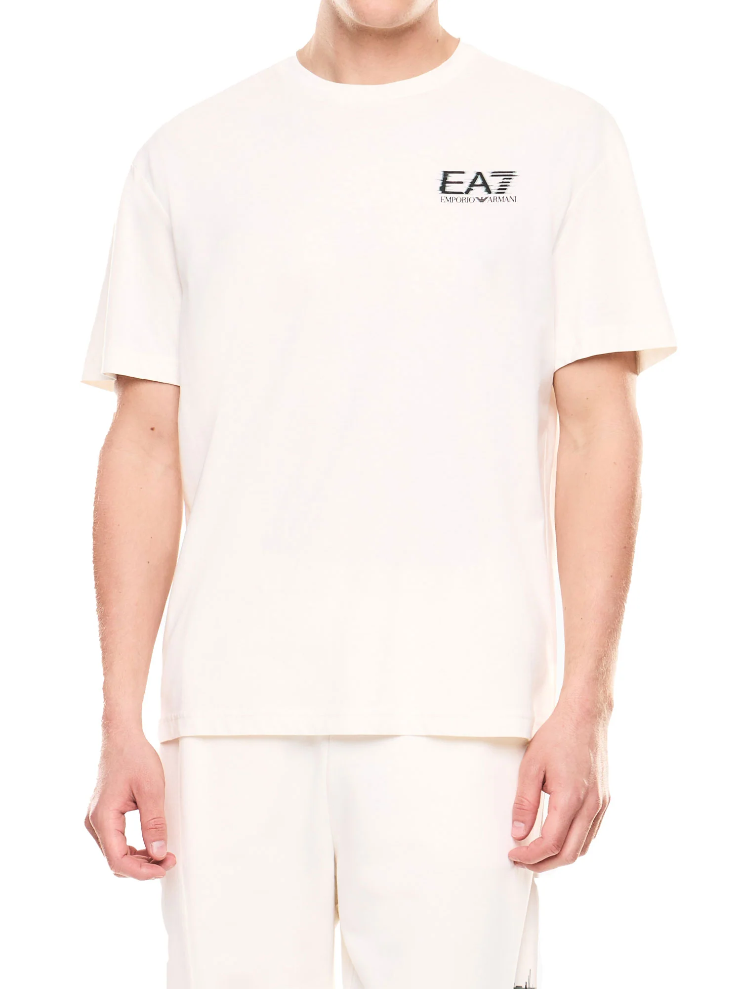 T-shirt EA7 uomo manica corta special logo sugar swizzle