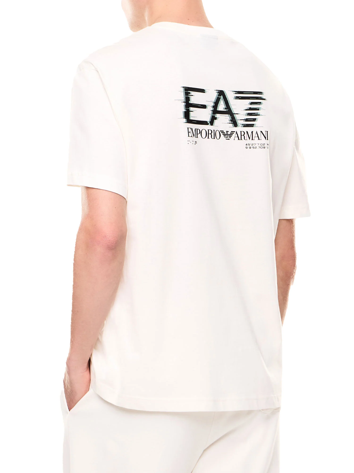 T-shirt EA7 uomo manica corta special logo sugar swizzle - Image 2