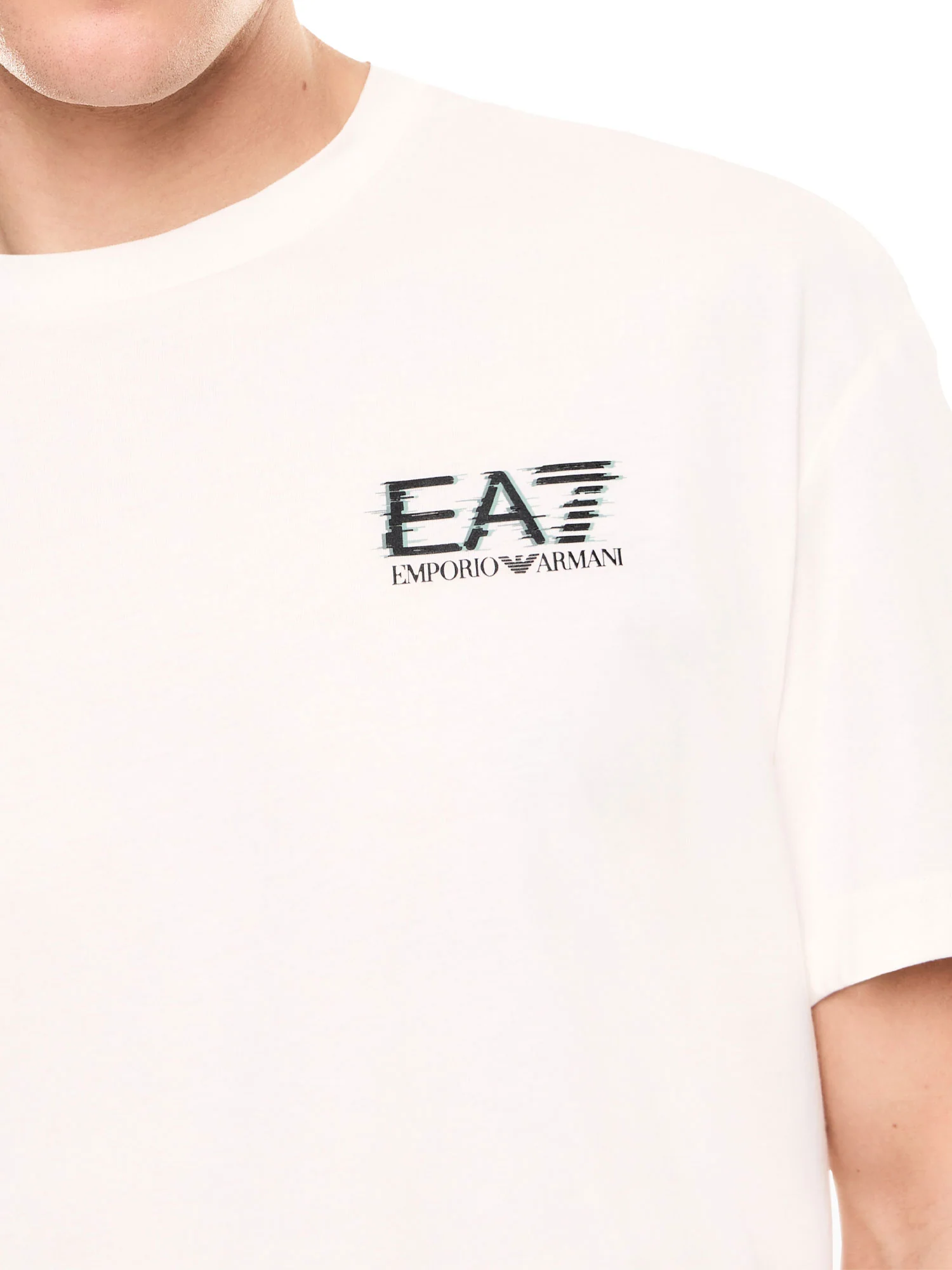 T-shirt EA7 uomo manica corta special logo sugar swizzle - Image 3