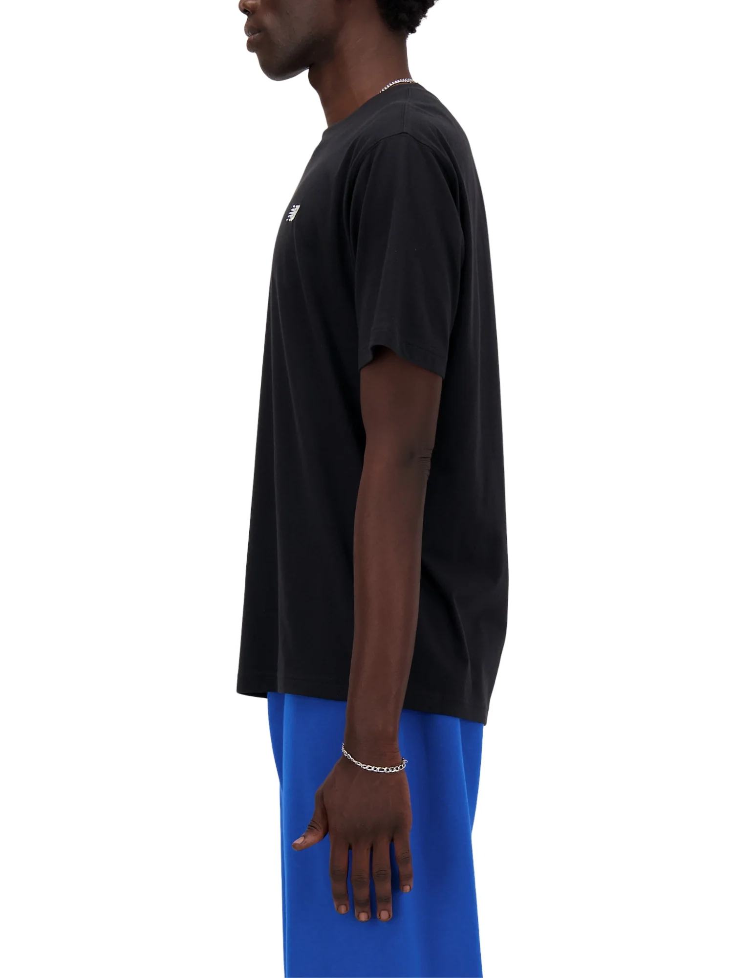 T-shirt manica corta New Balance uomo sport ess cotton nero - Image 3