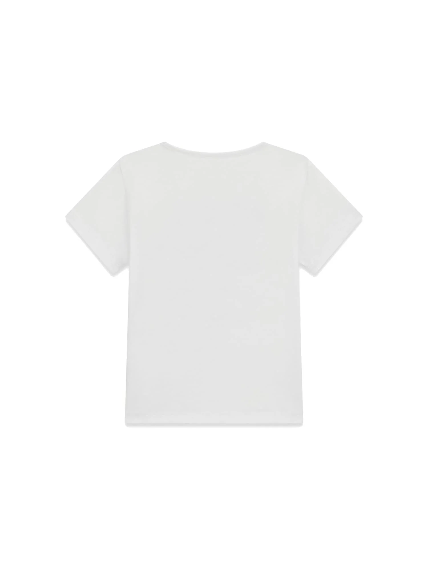 T-shirt Guess Bambina stampa lurex bianco - Image 2