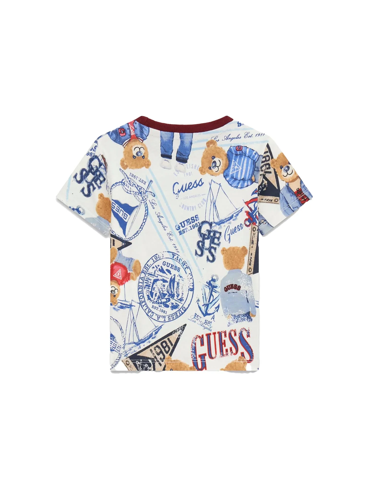 T-shirt Guess Neonato stampata con logo fantasia - Image 2