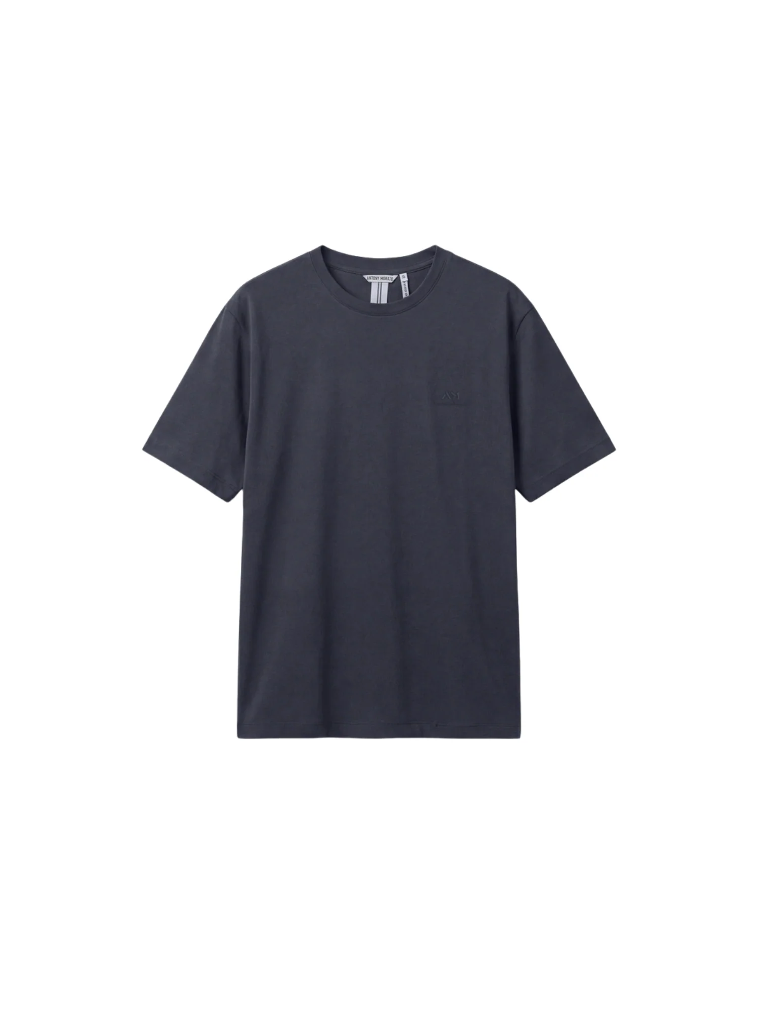 T-shirt con maniche corte modello super slim fit blu - Image 4
