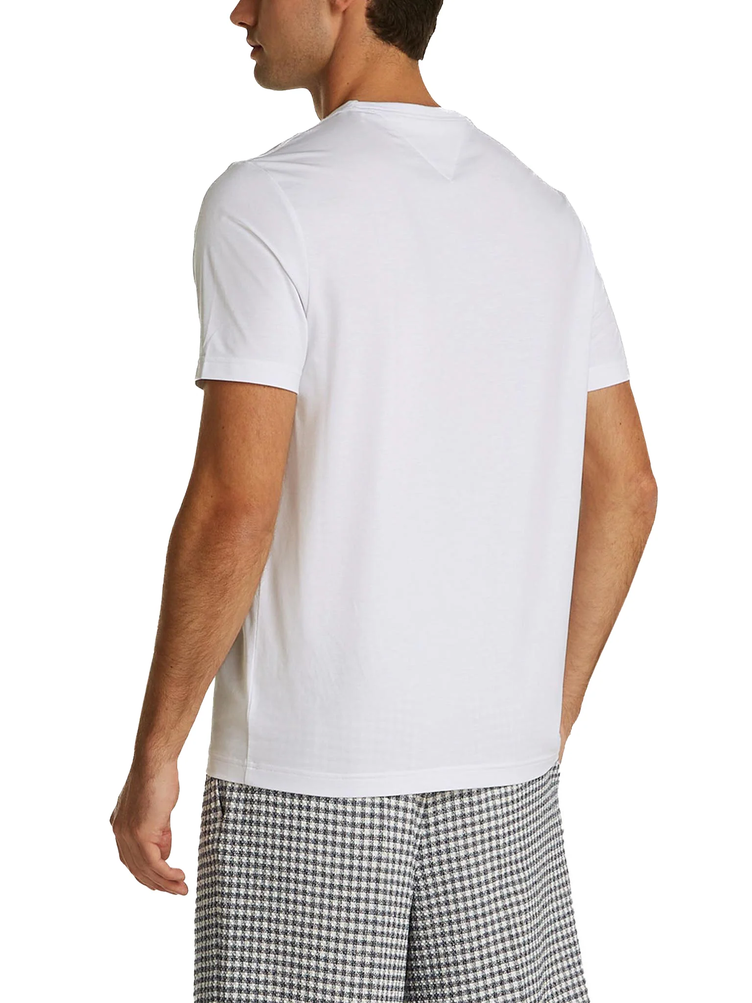 T-shirt tecnica Tommy Hilfiger in cotone organico bianco - Image 2