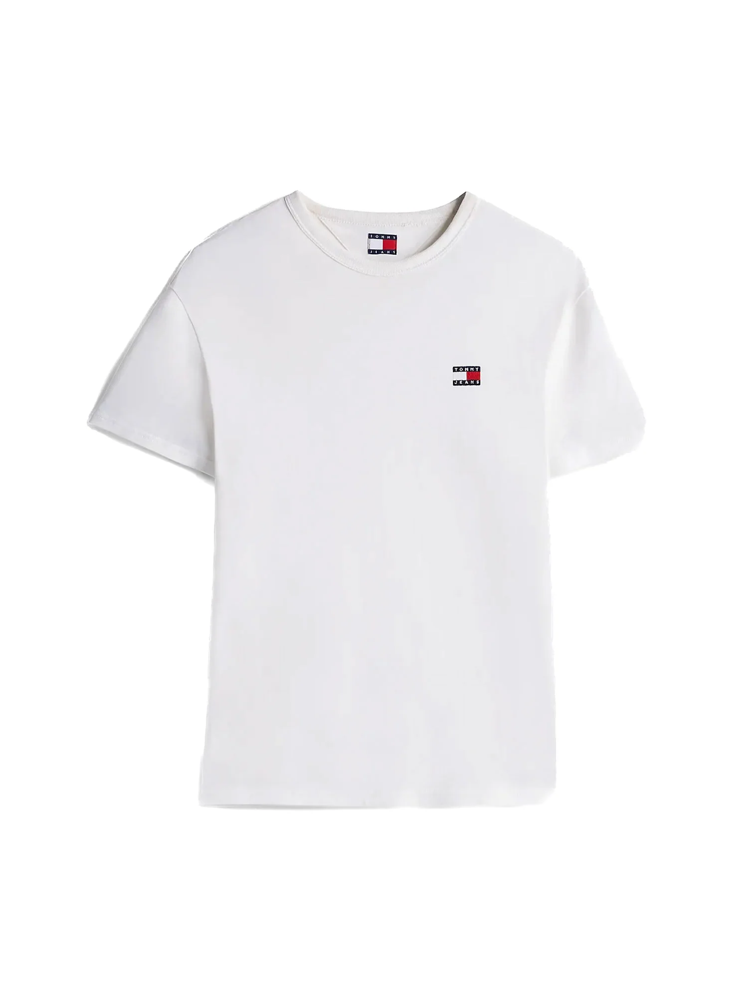 T-shirt maniche corte con badge frontale ecrù - Image 4