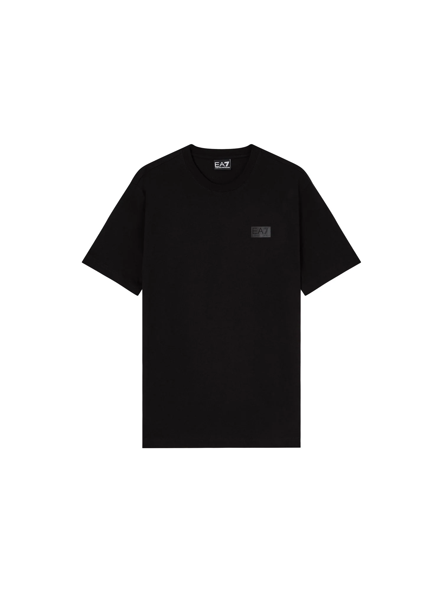 T-shirt EA7 uomo manica corta Train logo nero - Image 4