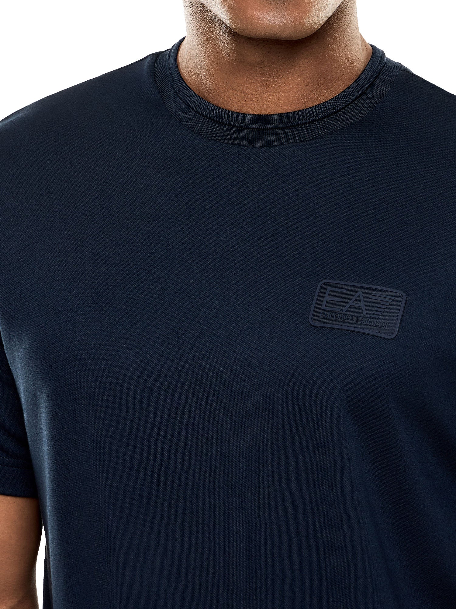 T-shirt EA7 uomo manica corta Train Lux blu - Image 3
