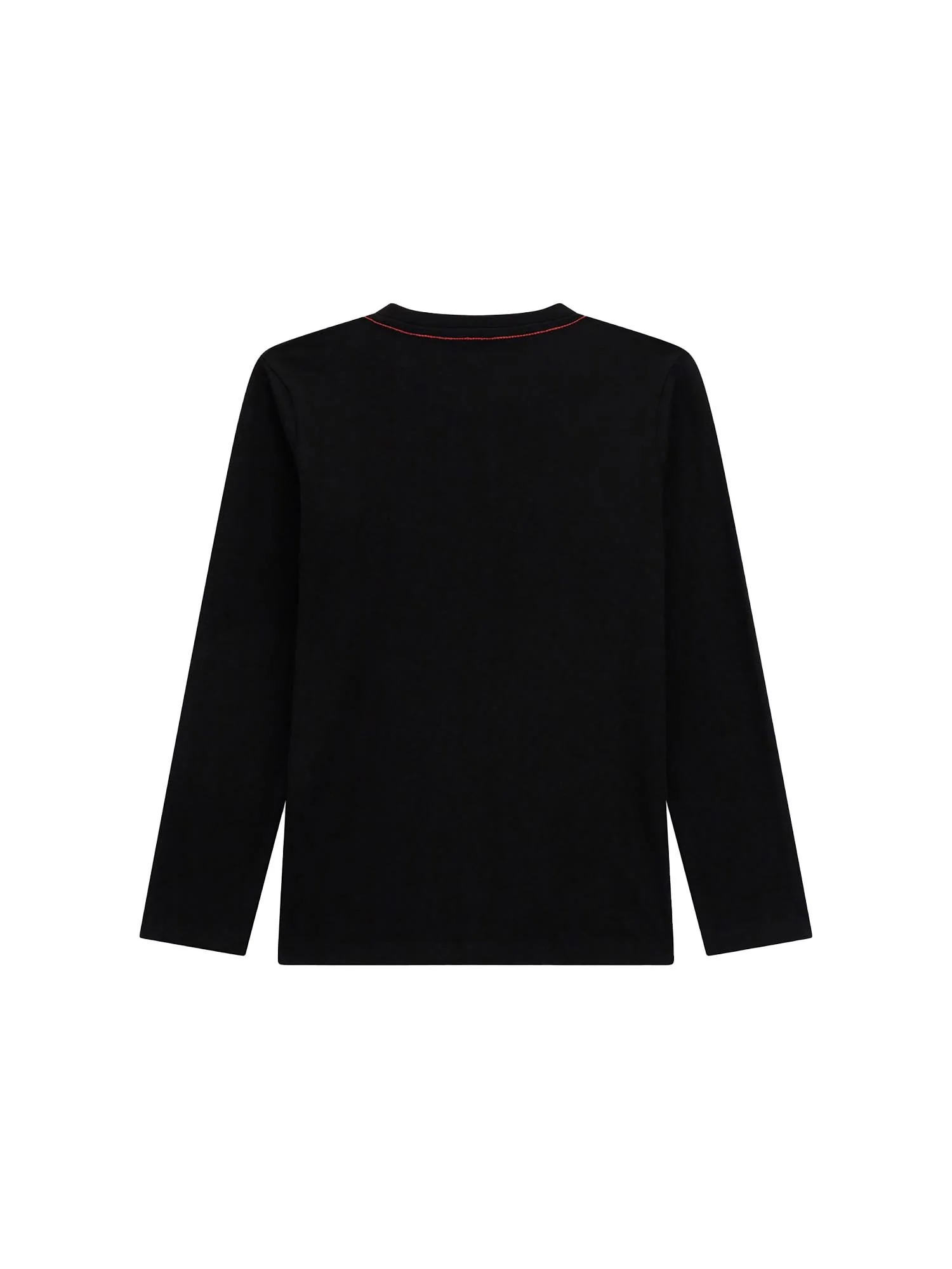 T-shirt Guess Ragazzo logo core nero - Image 2