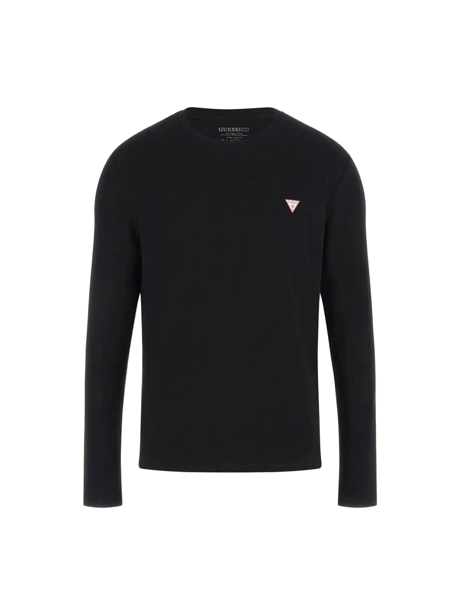 T-shirt Guess Uomo manica lunga core 
 nero - Image 3