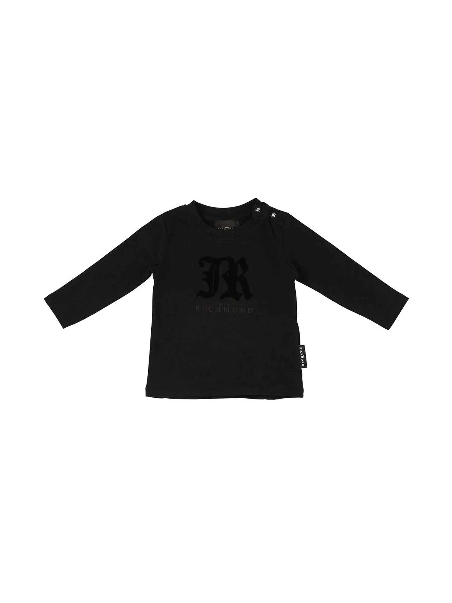 T-shirt John Richmond neonato manica lunga Dames nero
