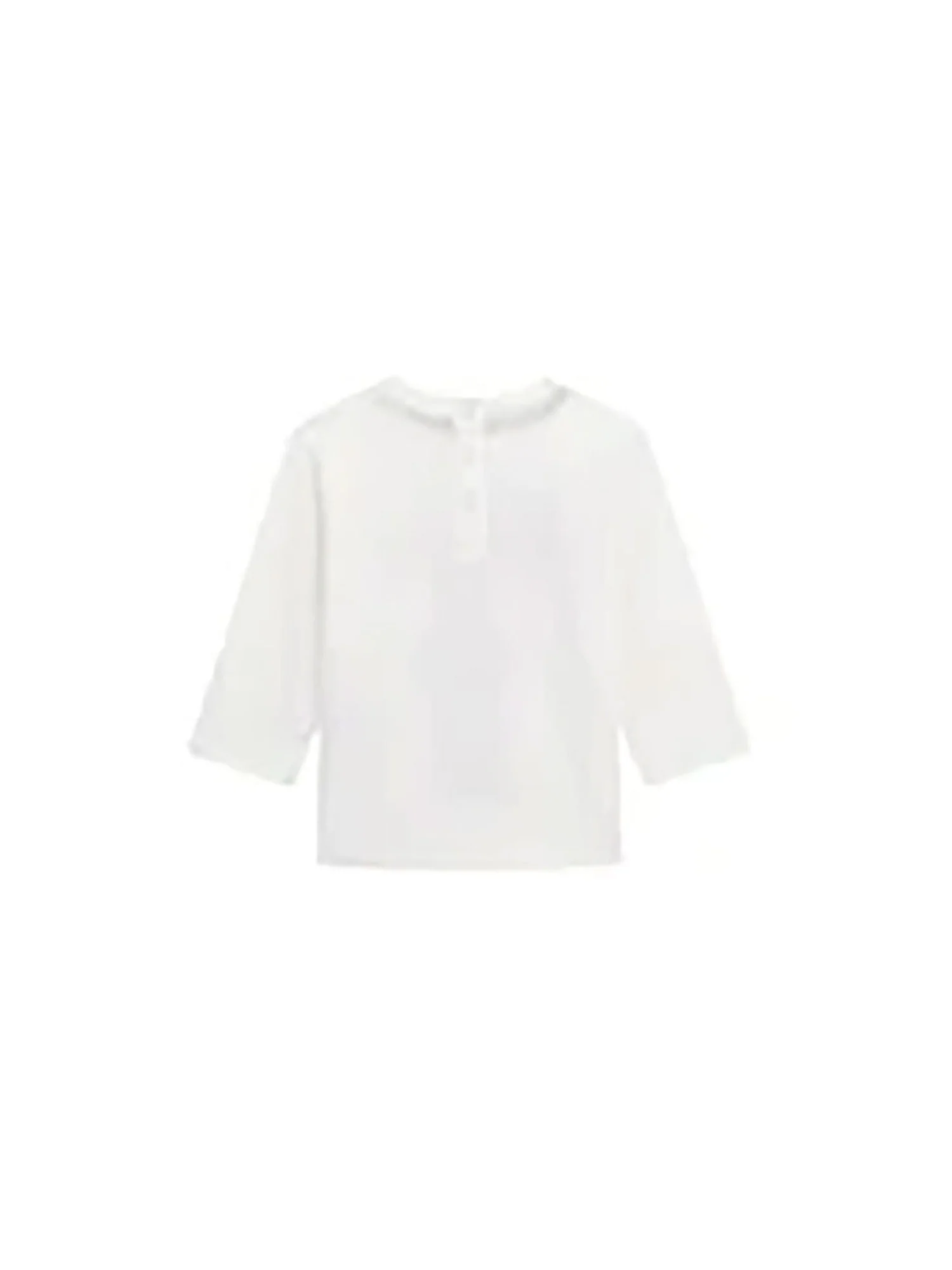 T-shirt manica lunga Guess neonato stampa teddy school bianco - Image 2