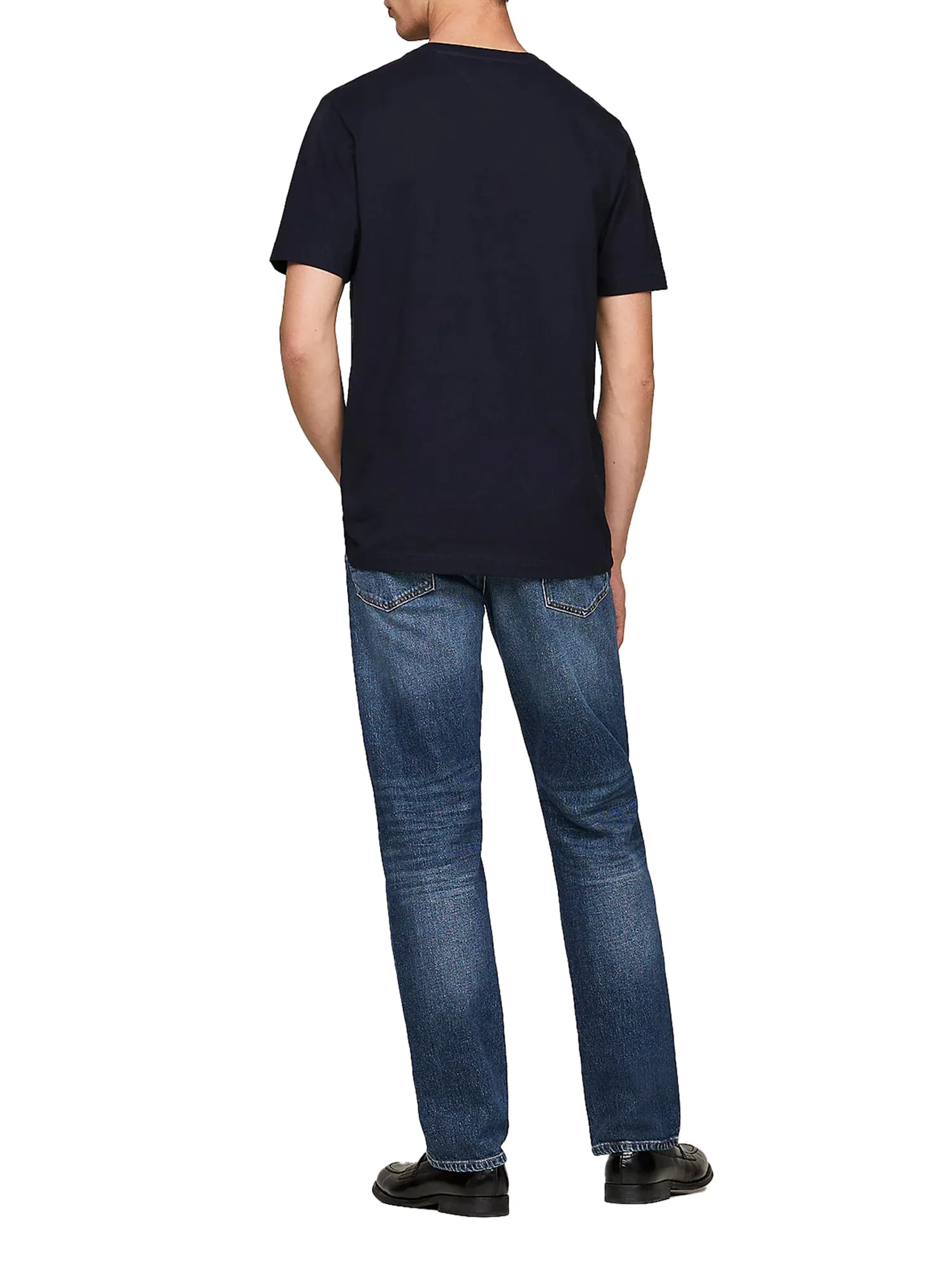 T-shirt regular fit con tasca sul petto blu - Image 2