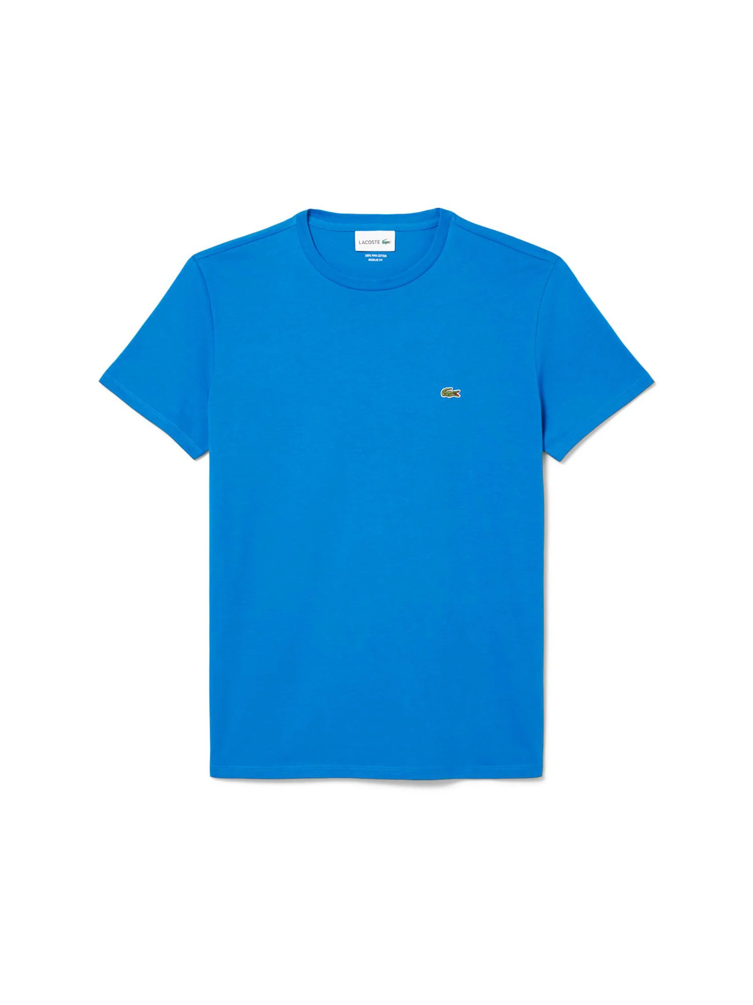 T-shirt regular fit Pima azzurro - Image 4