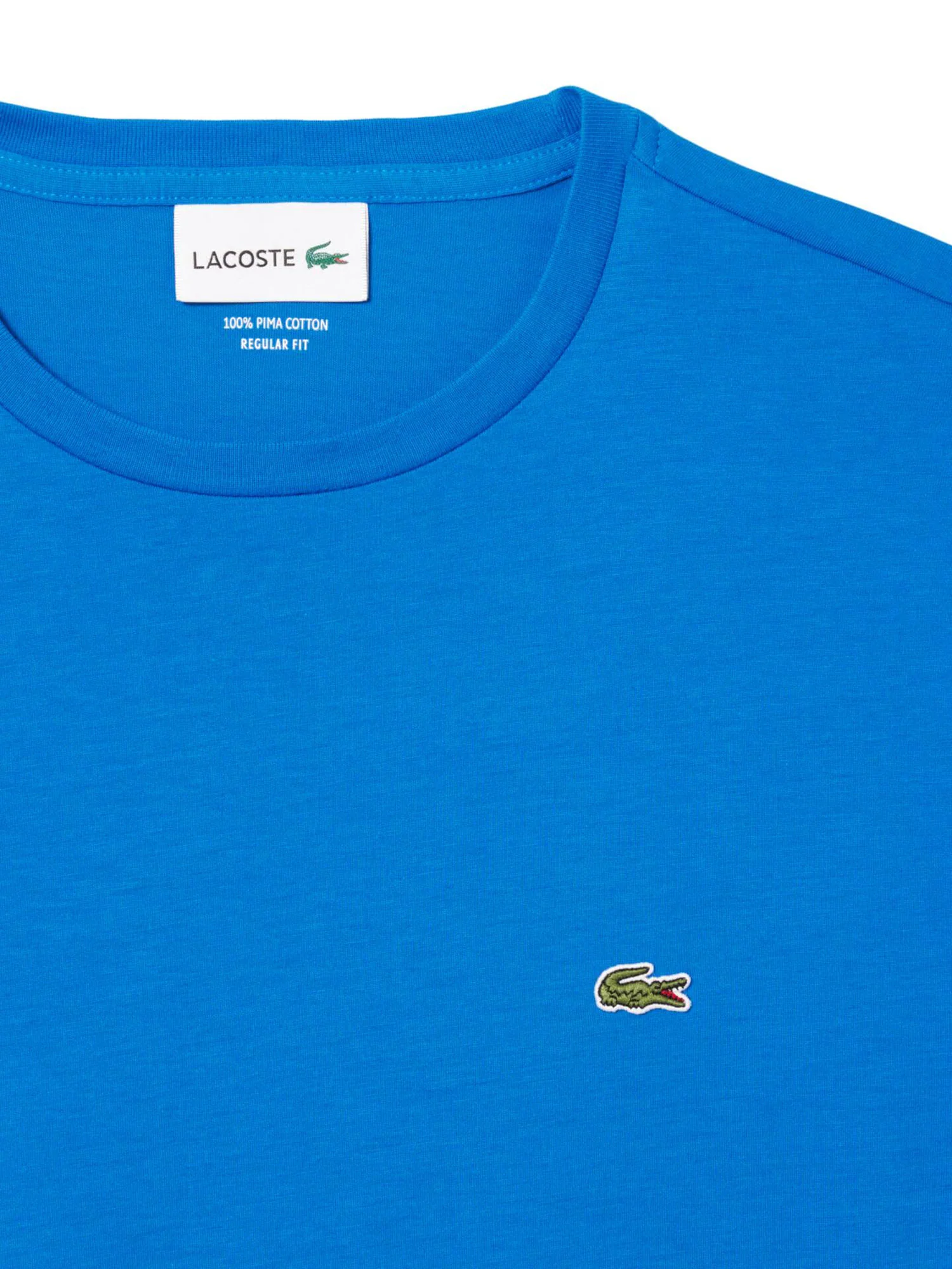 T-shirt regular fit Pima azzurro - Image 5