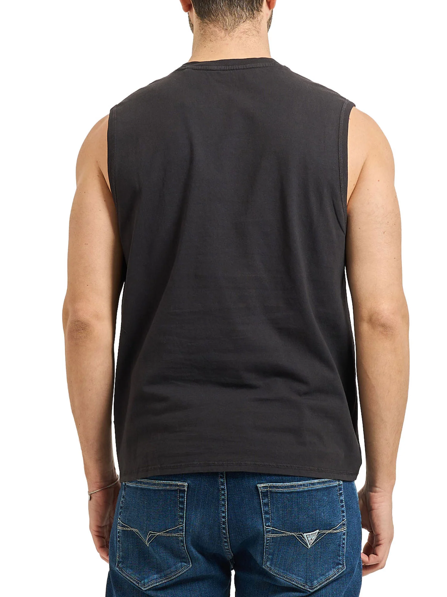 T-shirt Guess uomo Sman. Muscle nero - Image 2