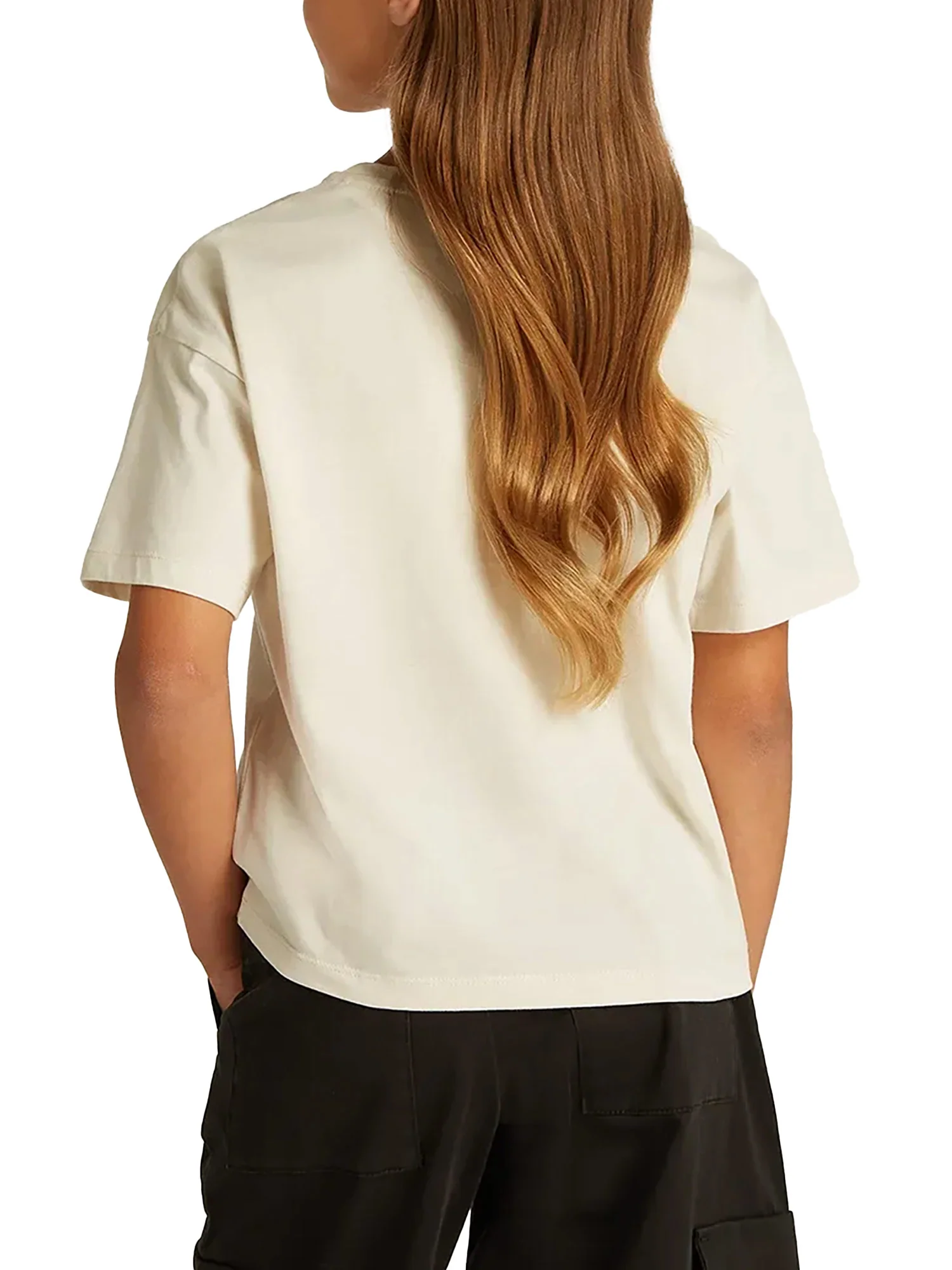 T-shirt teen logo boxy panna - Image 4