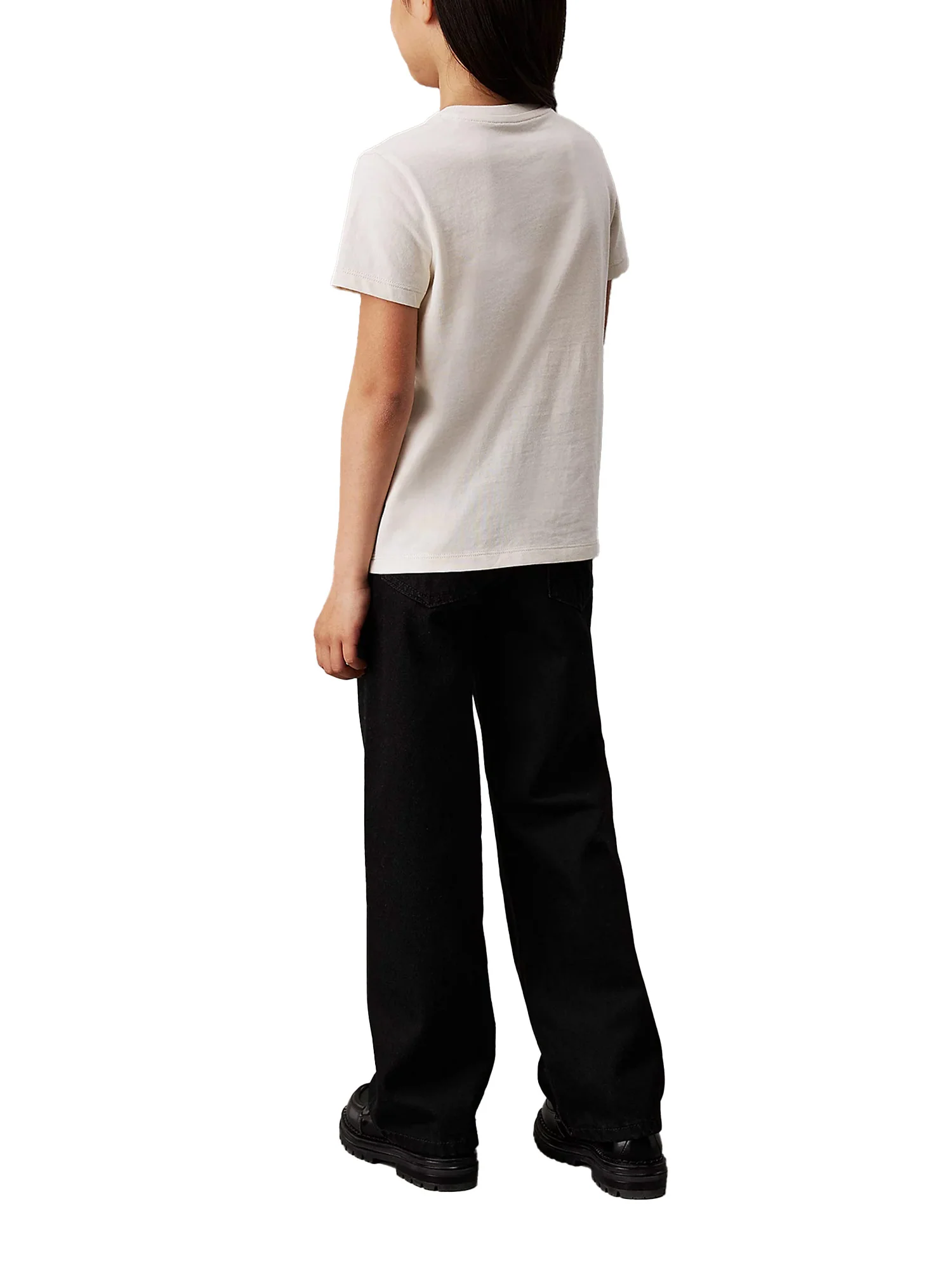 T-shirt teen stampa grafica multicolor panna - Image 4