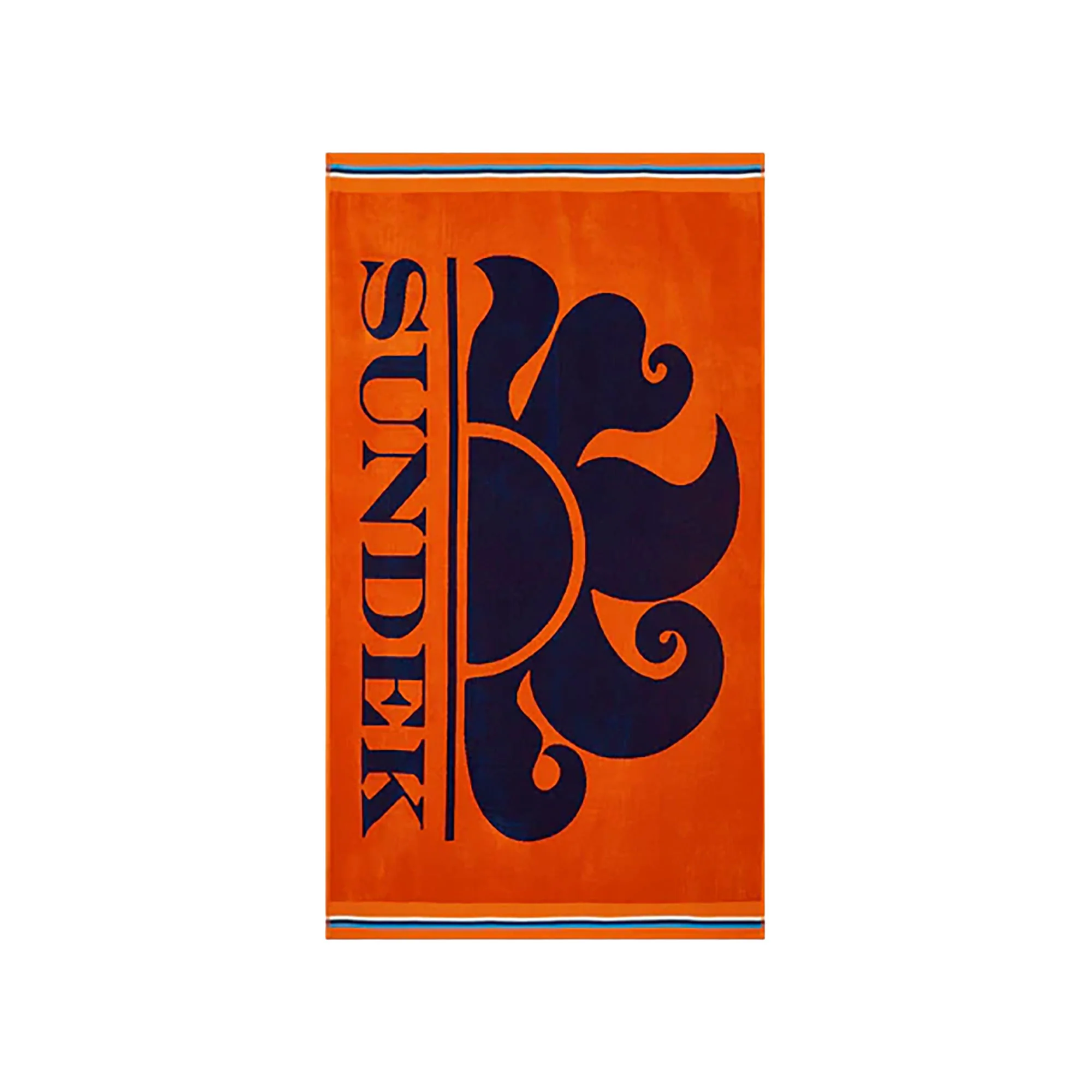 Telo mare Sundek uomo Classic Logo arancio fluo