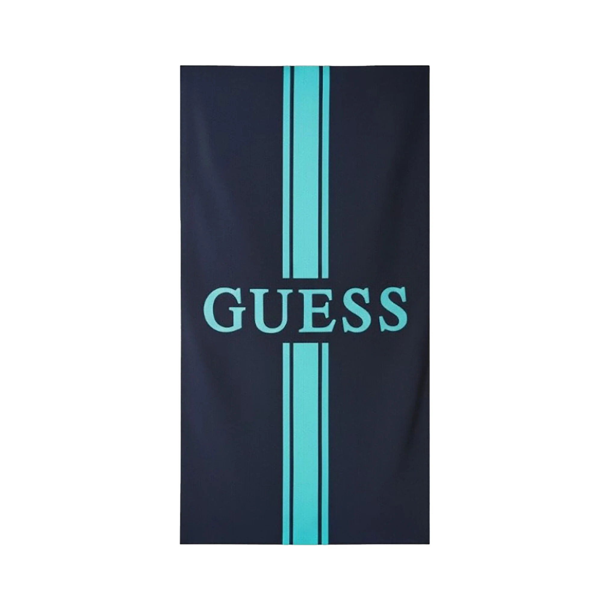 Telo mare Guess Donna maxi logo blu