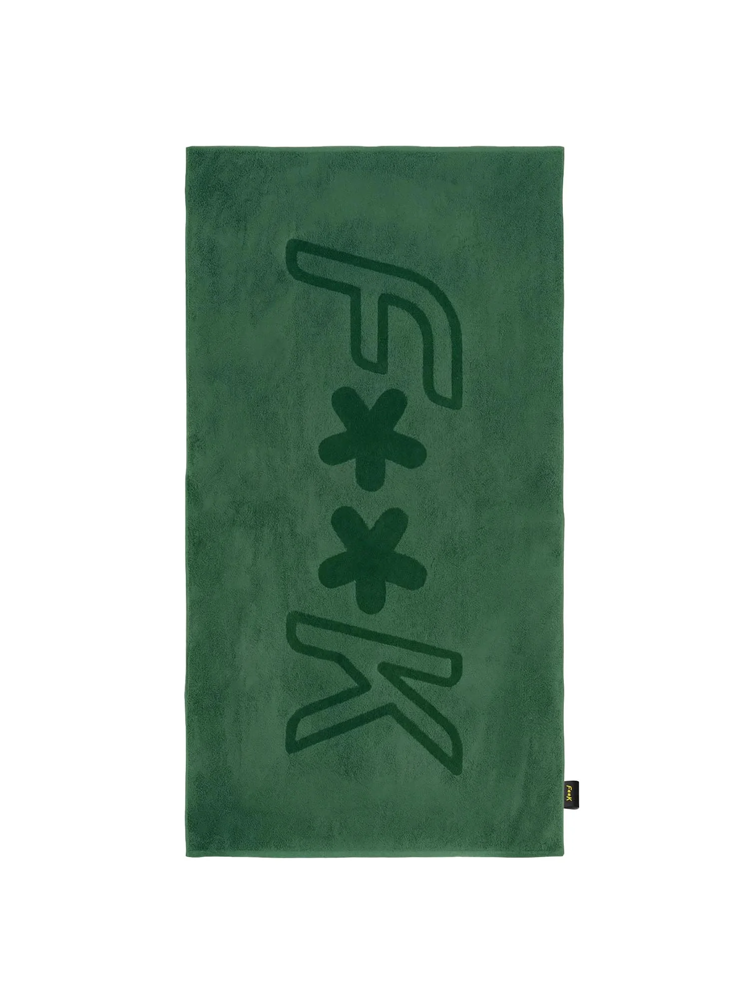Telo mare F**k uomo spugna verde scuro
