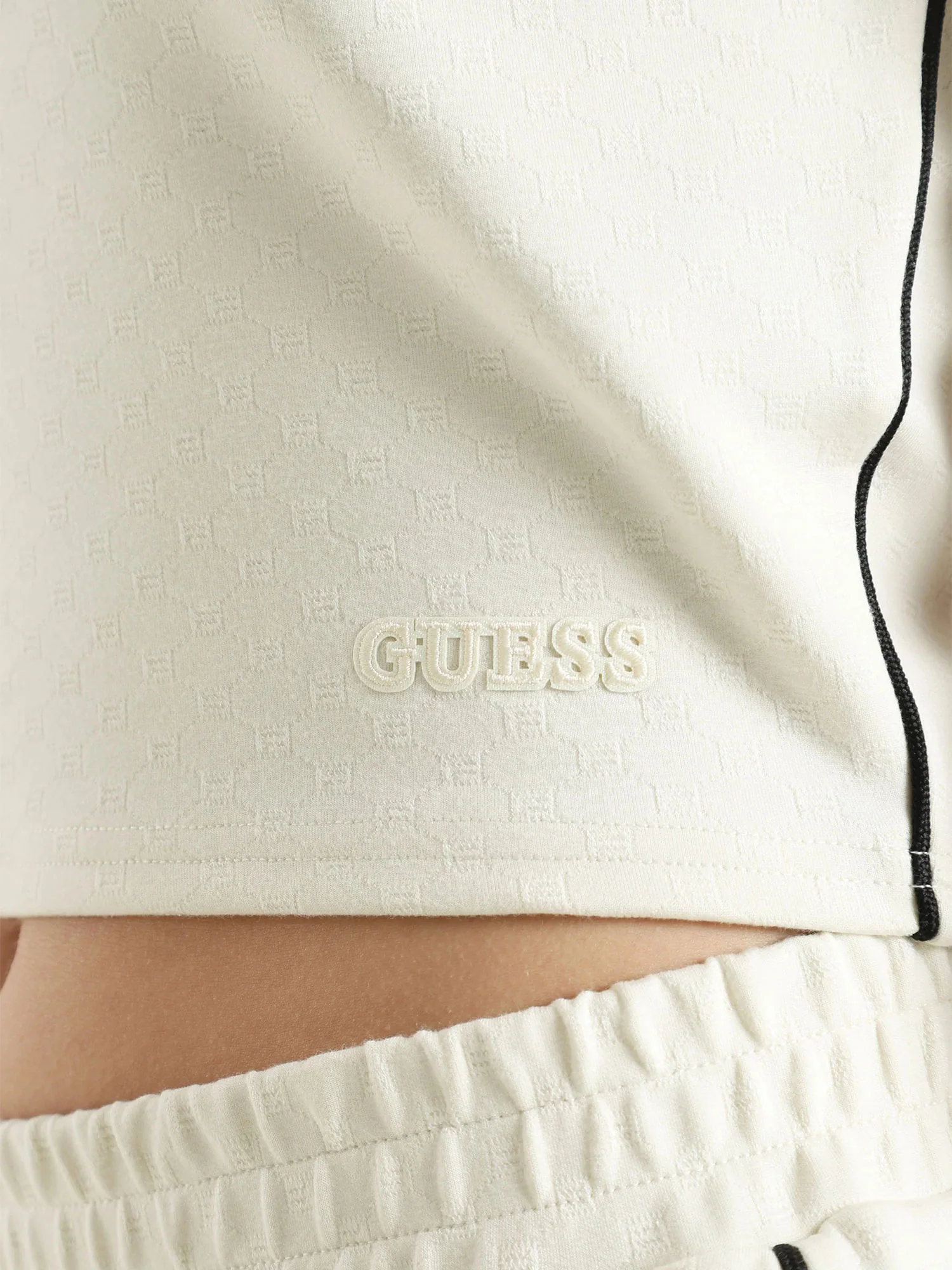 Top Guess Donna crop clara bianco - Image 3