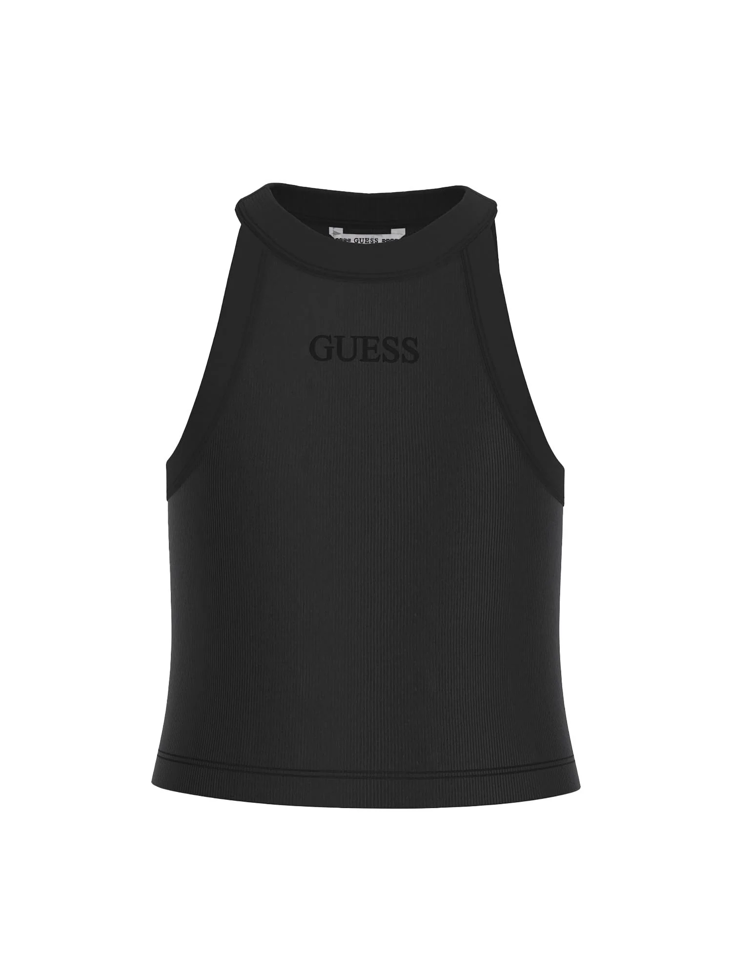 Top Guess Ragazza a costine nero