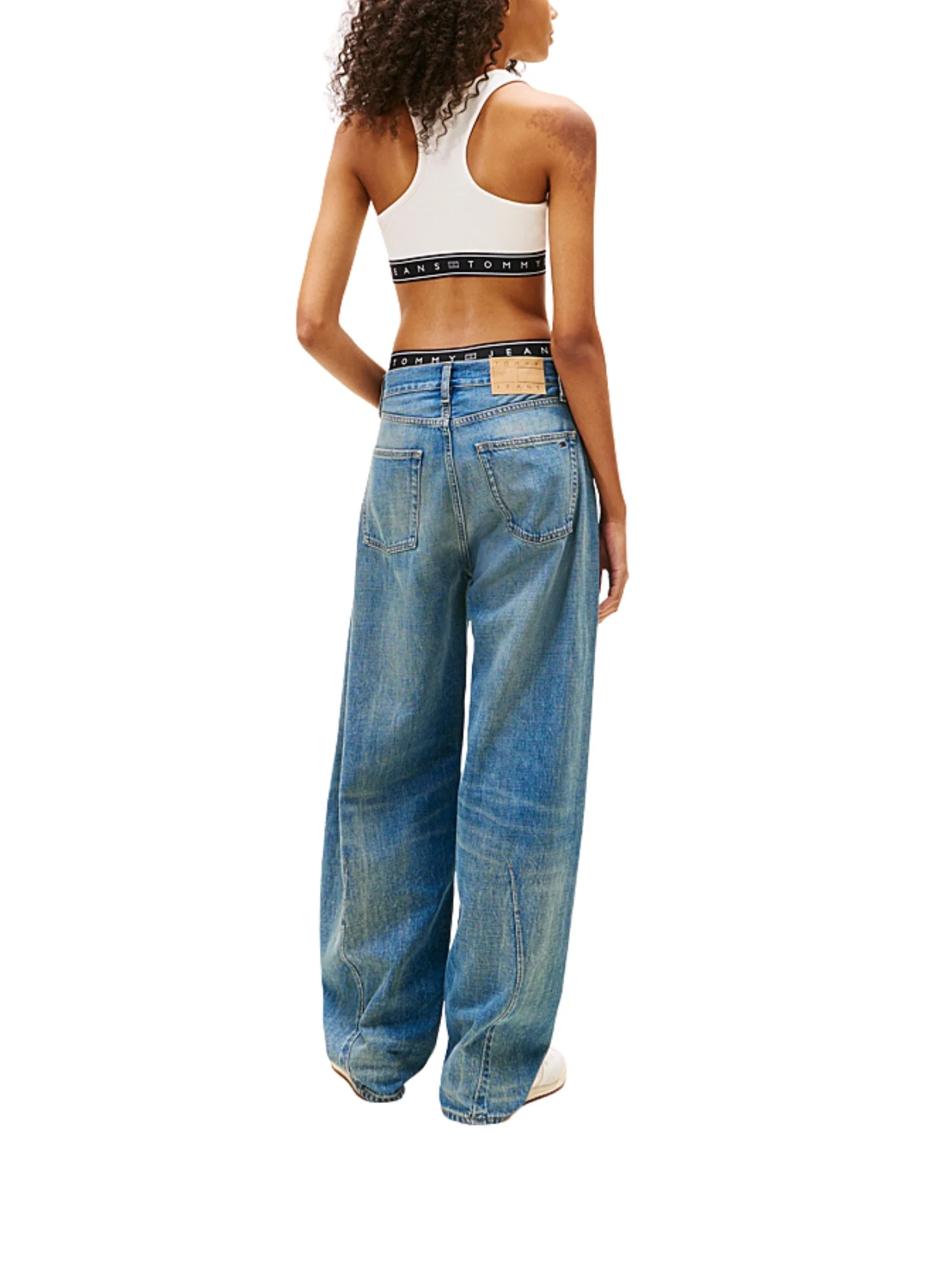 Top modello crop tape bianco antico - Image 2