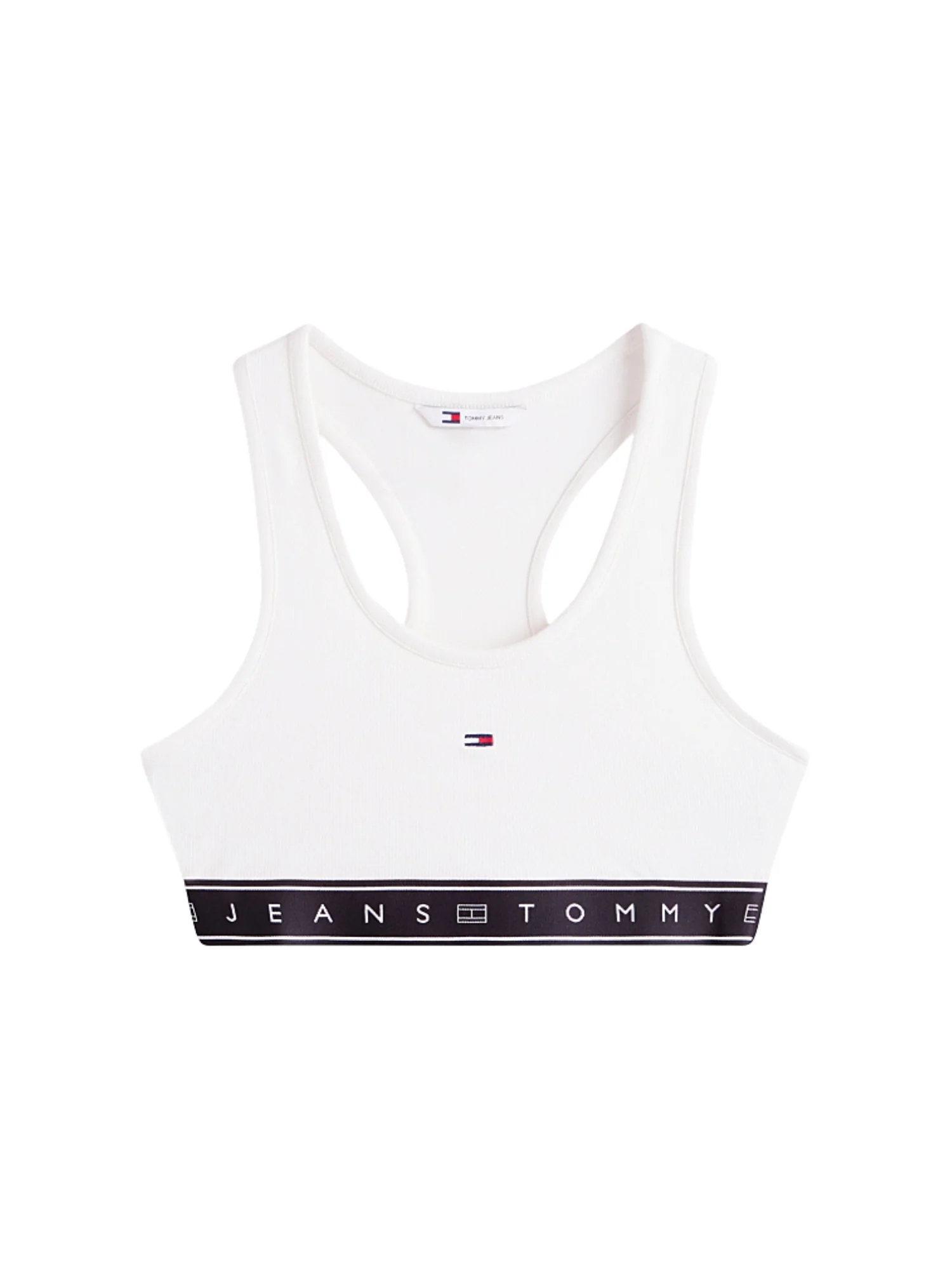 Top modello crop tape bianco antico - Image 3