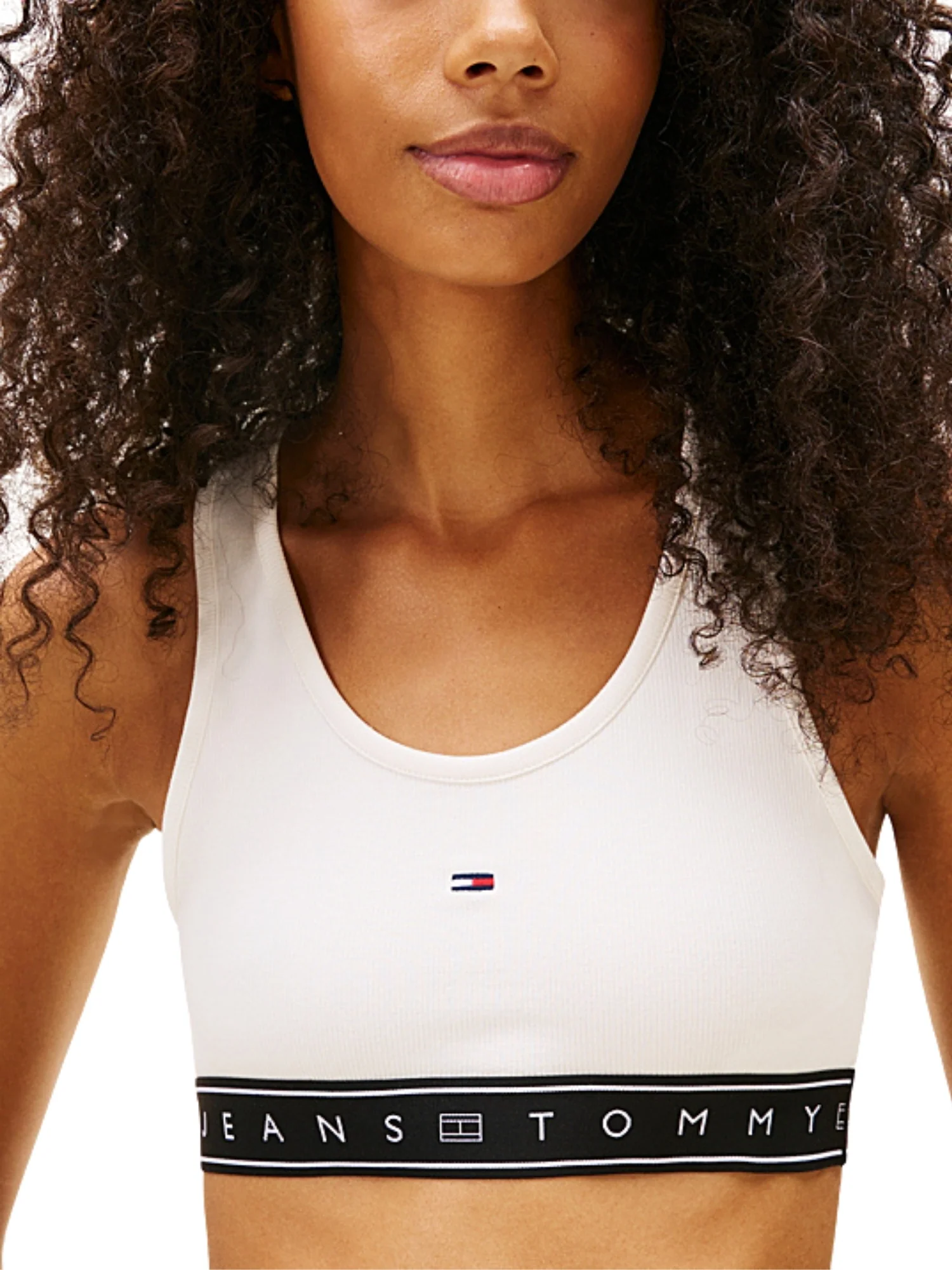 Top modello crop tape bianco antico - Image 4
