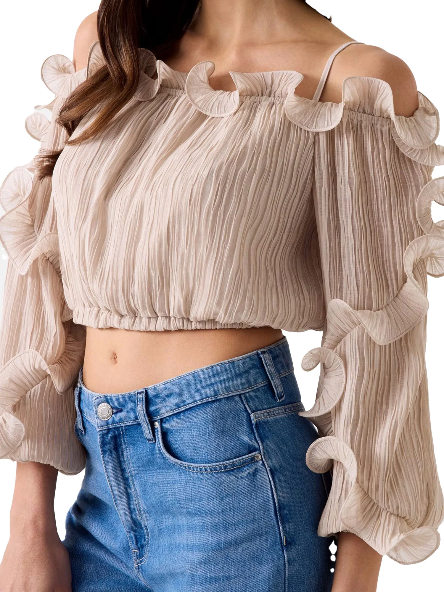 Top Guess Donna gabriella panna - Image 3