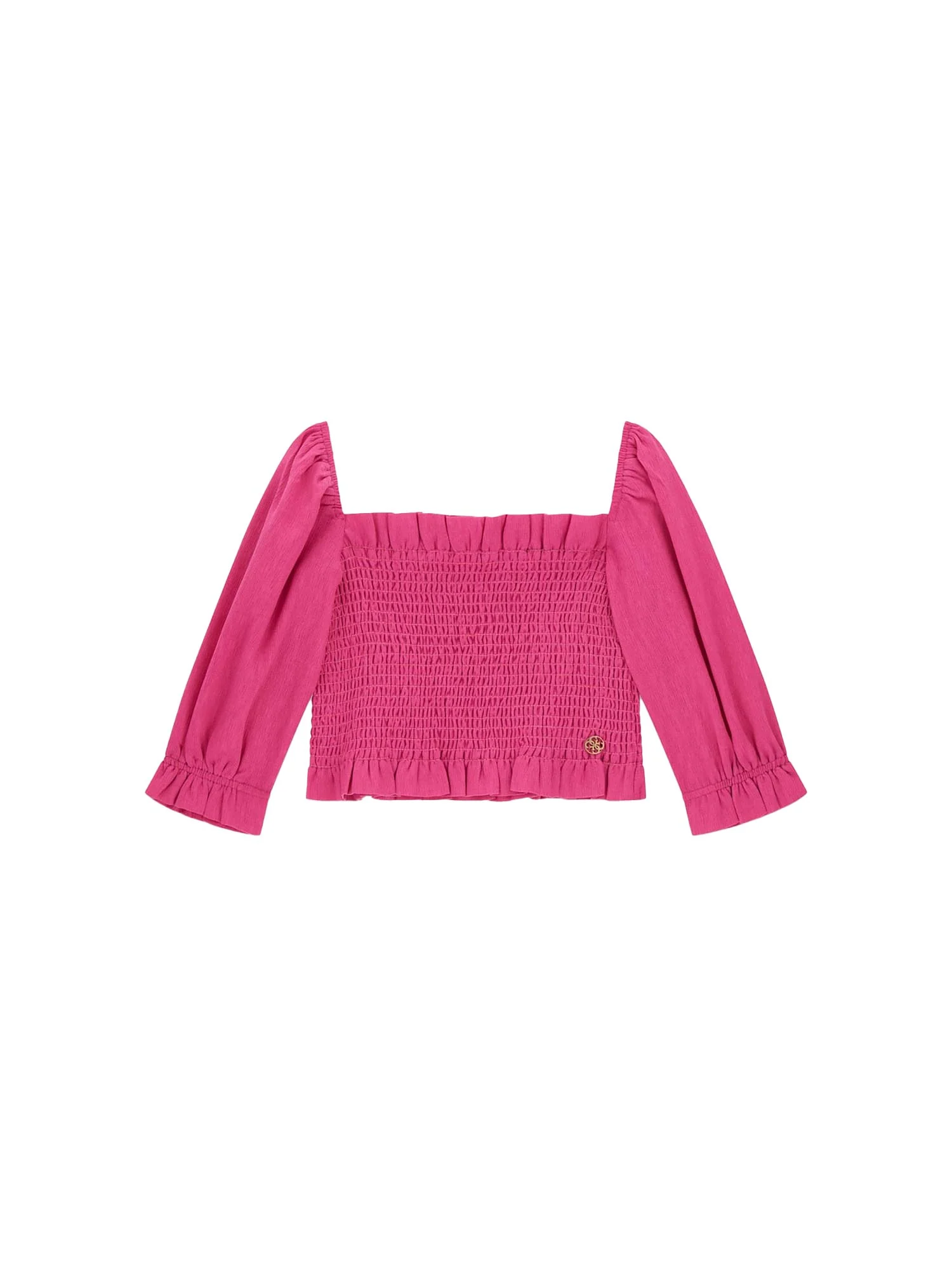 Top Guess Ragazza creponne viola