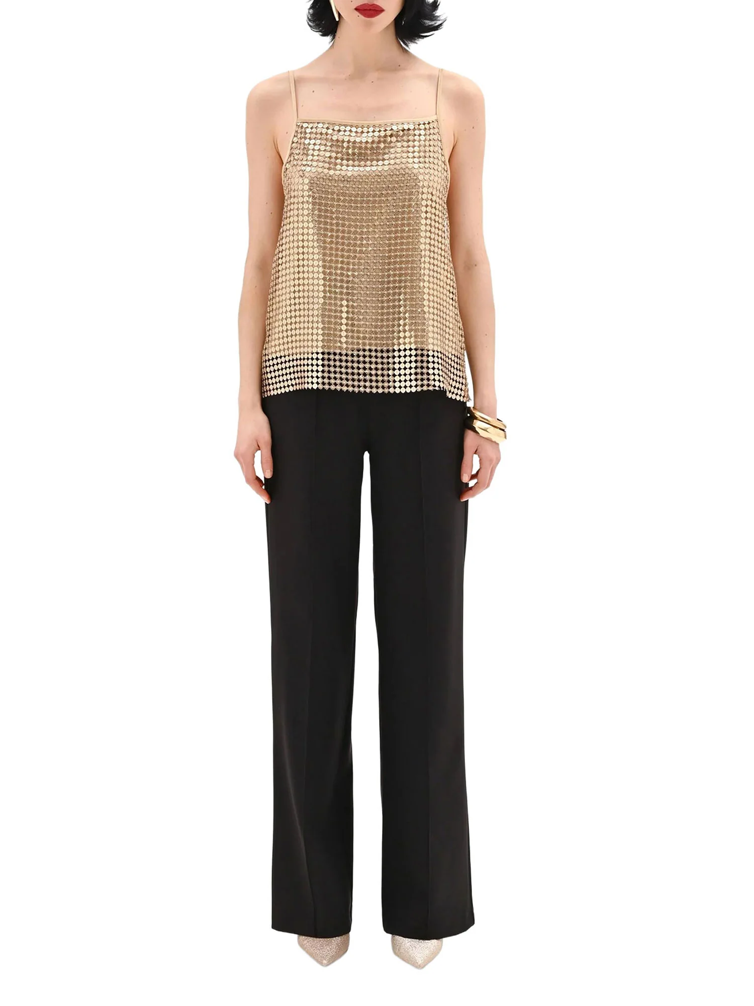 Top Rinascimento Donna paillettes oro - Image 5