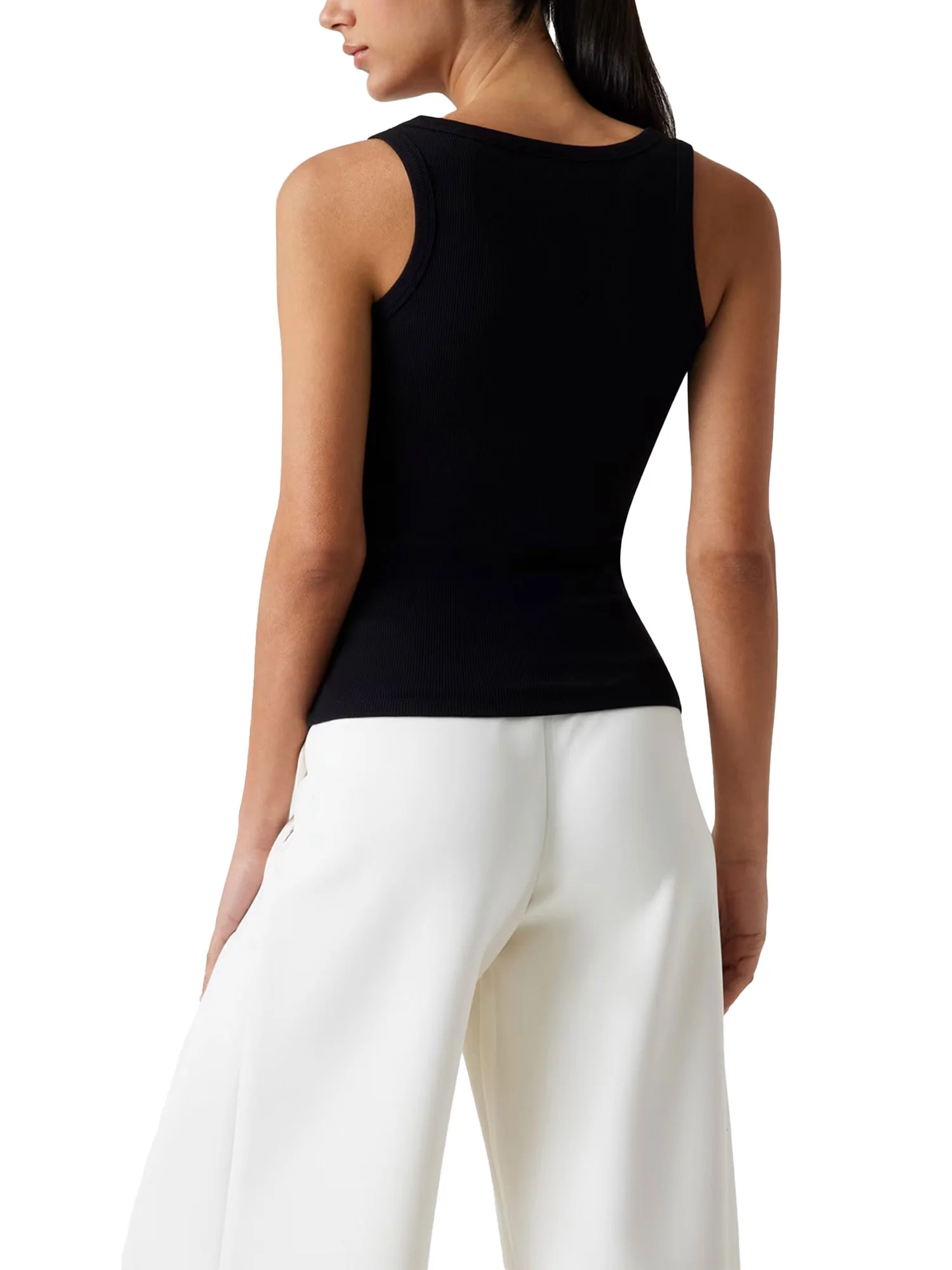 Top Guess Donna rib colette nero - Image 2